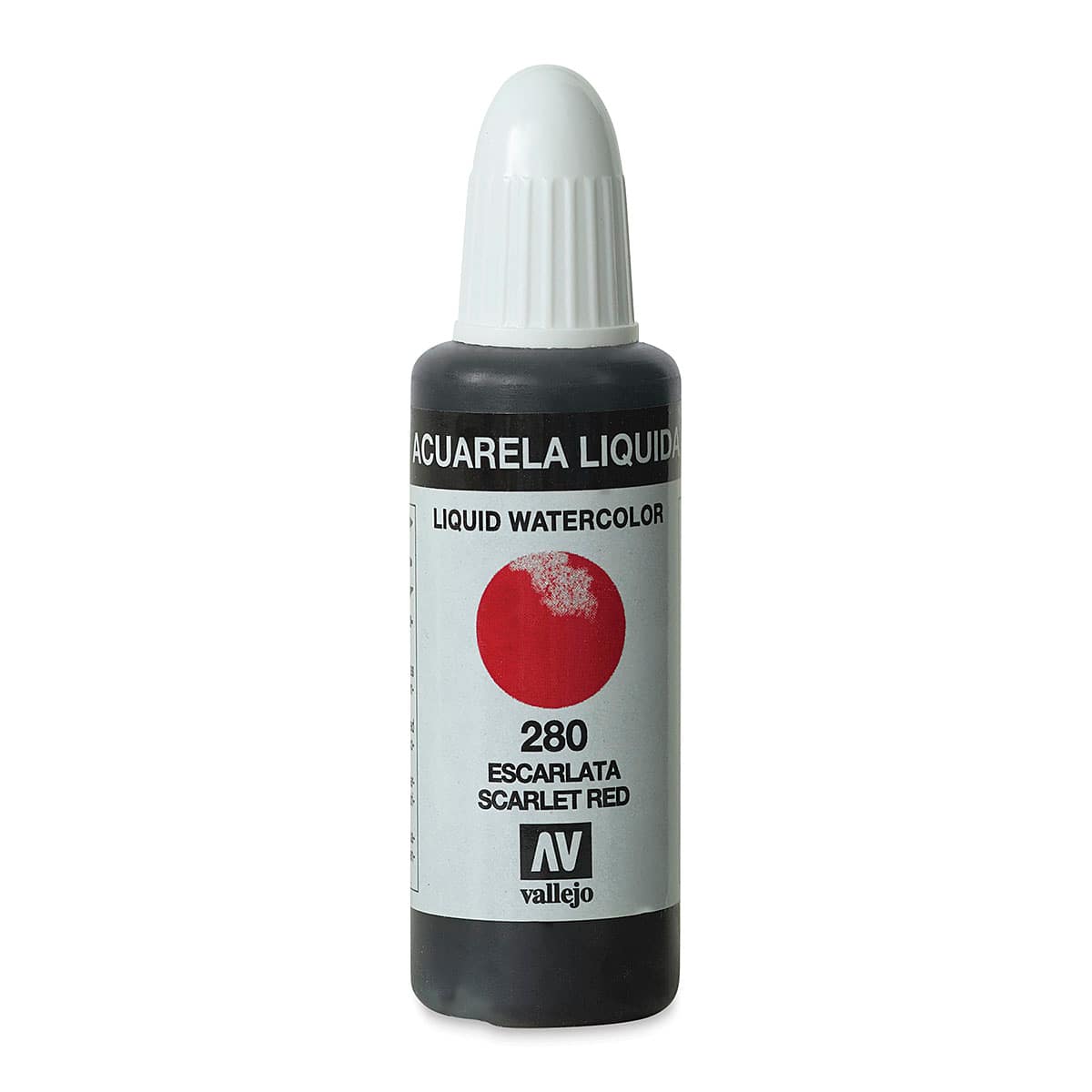Vallejo Liquid Watercolor - Scarlet Red, 32 ml
