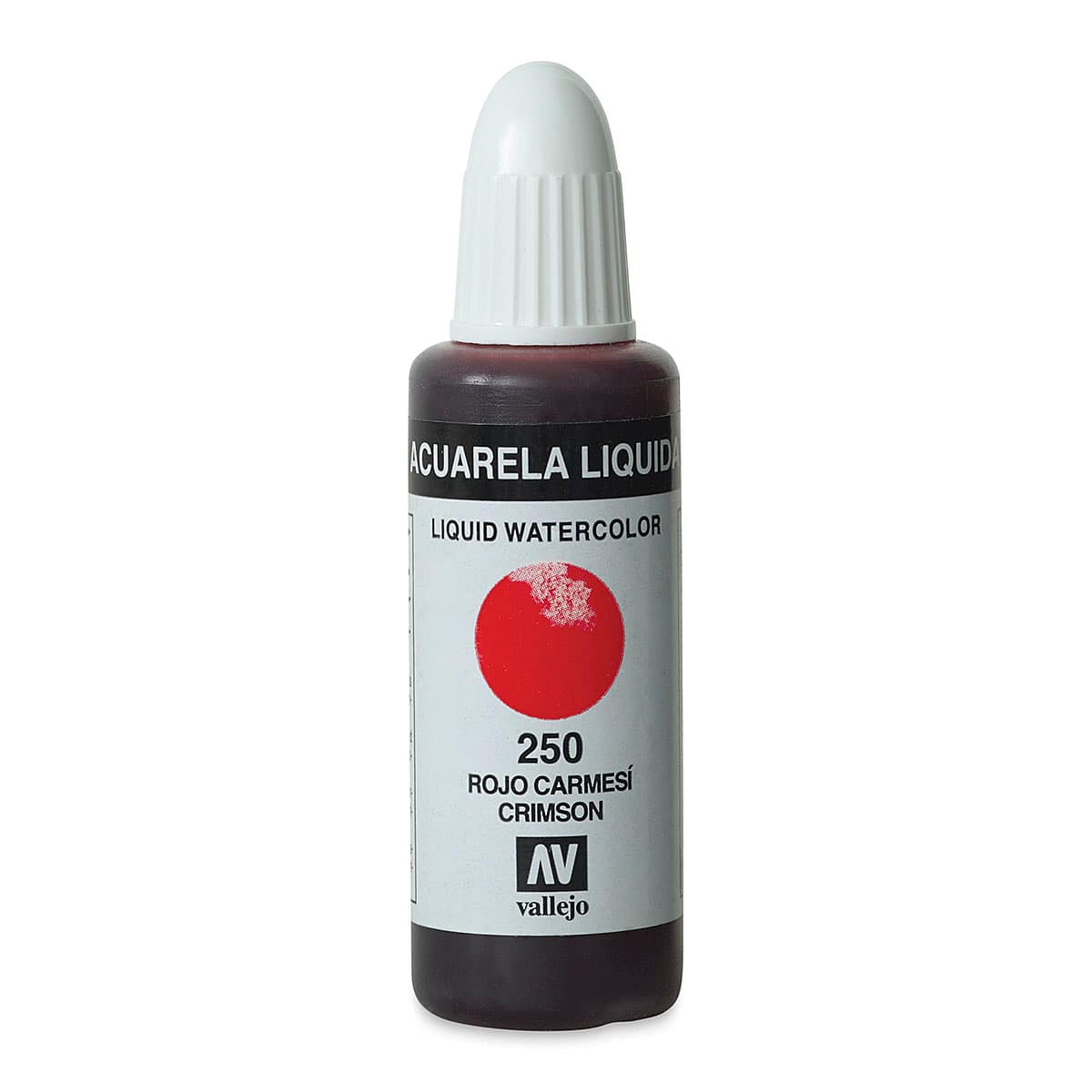 Vallejo Liquid Watercolor - Crimson, 32 ml