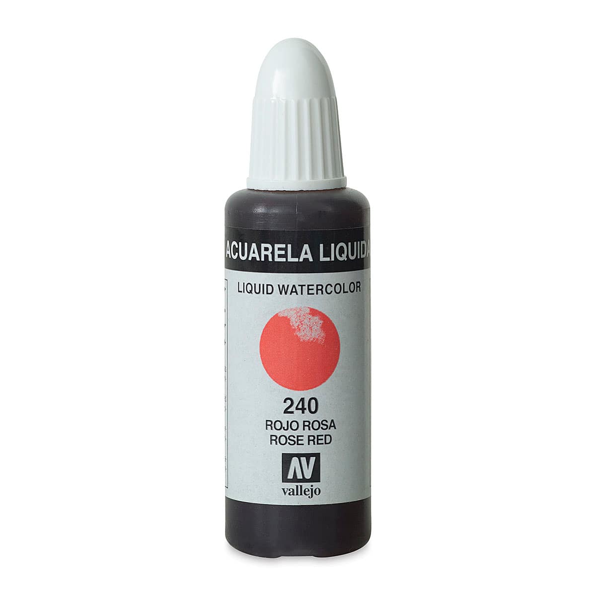 Vallejo Liquid Watercolor - Rose Red, 32 ml