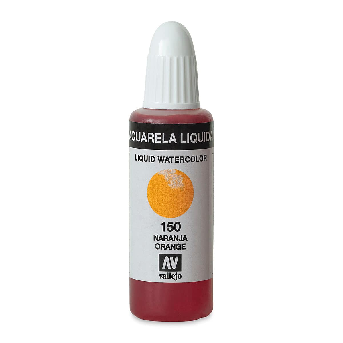 Vallejo Liquid Watercolor - Orange, 32 ml