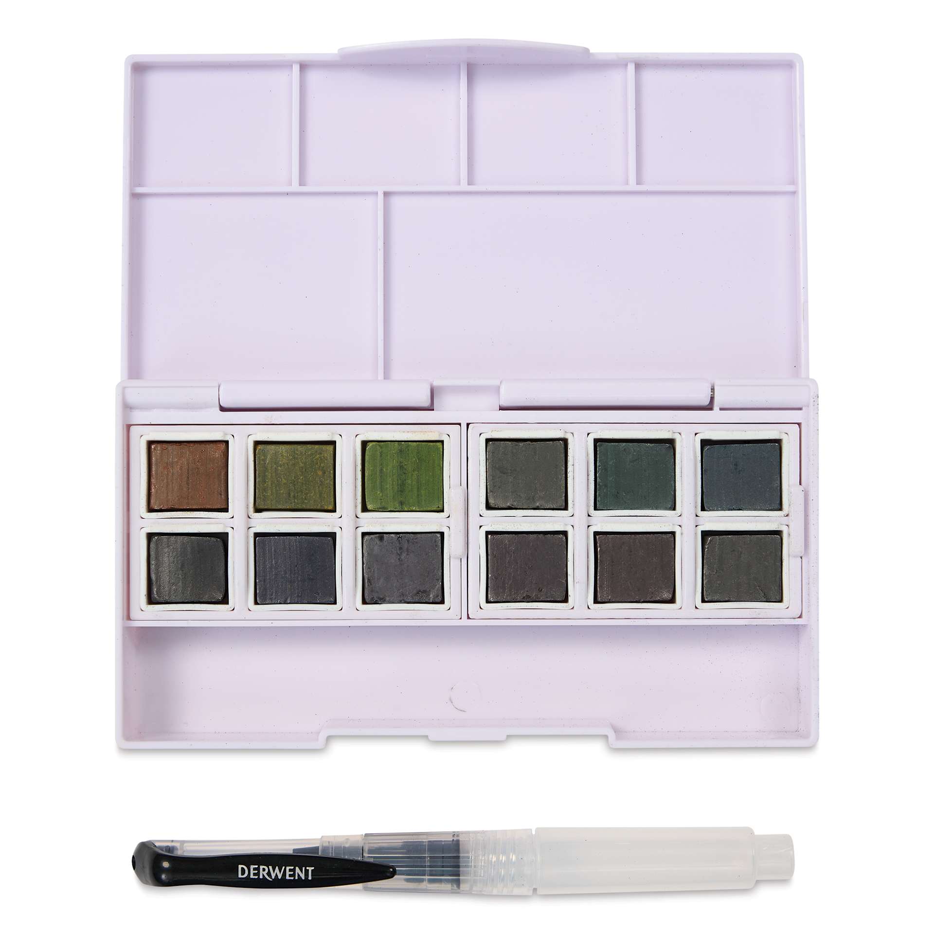 Derwent Graphitint Paint Pan - Set of 12, Assorted Derwent Graphitint Paint Pan - Set of 12, Assorted
