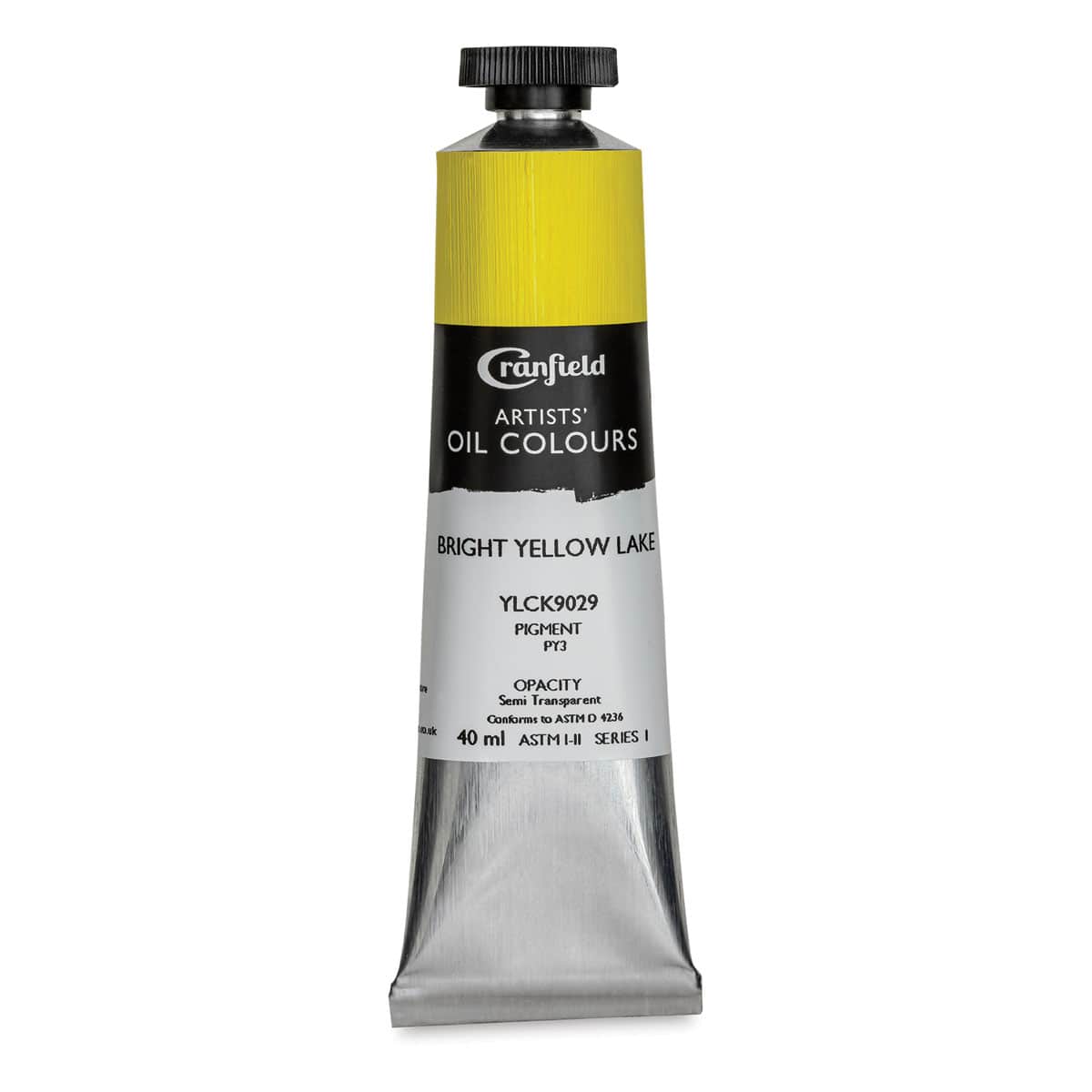 Cranfield Artists' Oils - Bright Yellow Lake, 40 ml, Tube