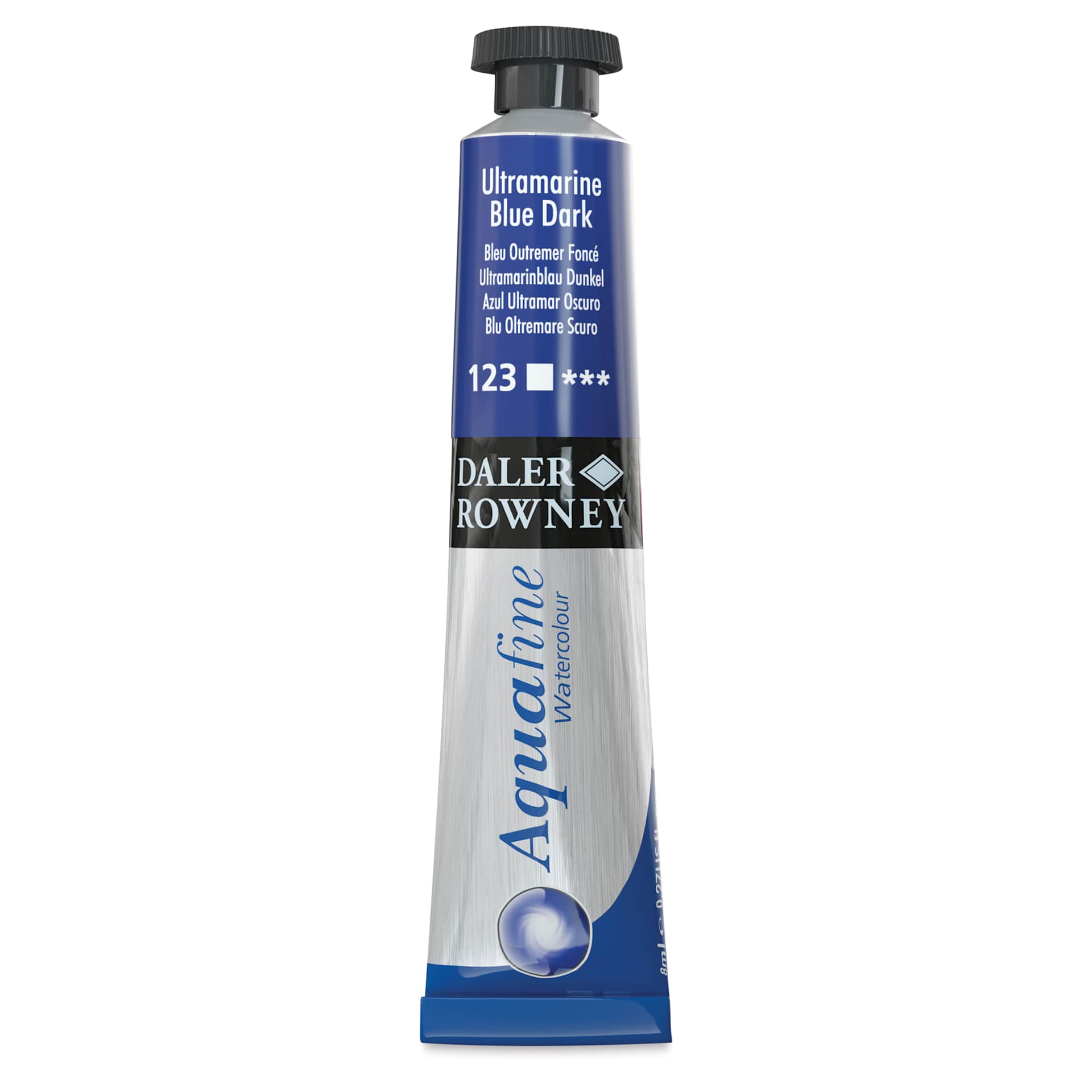 Daler-Rowney Aquafine Watercolors and Sets - Ultramarine Blue Dark, 8 ml, Tube