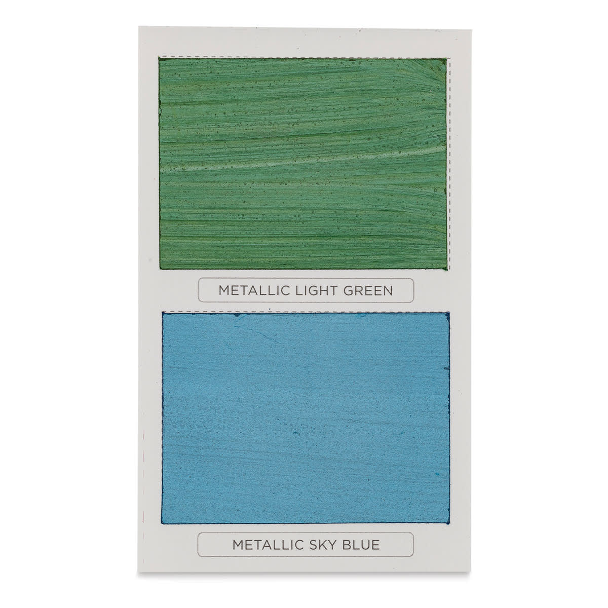 Viviva Colorsheets - Spring Colors (Metallic Light Green, Metallic Sky Blue)