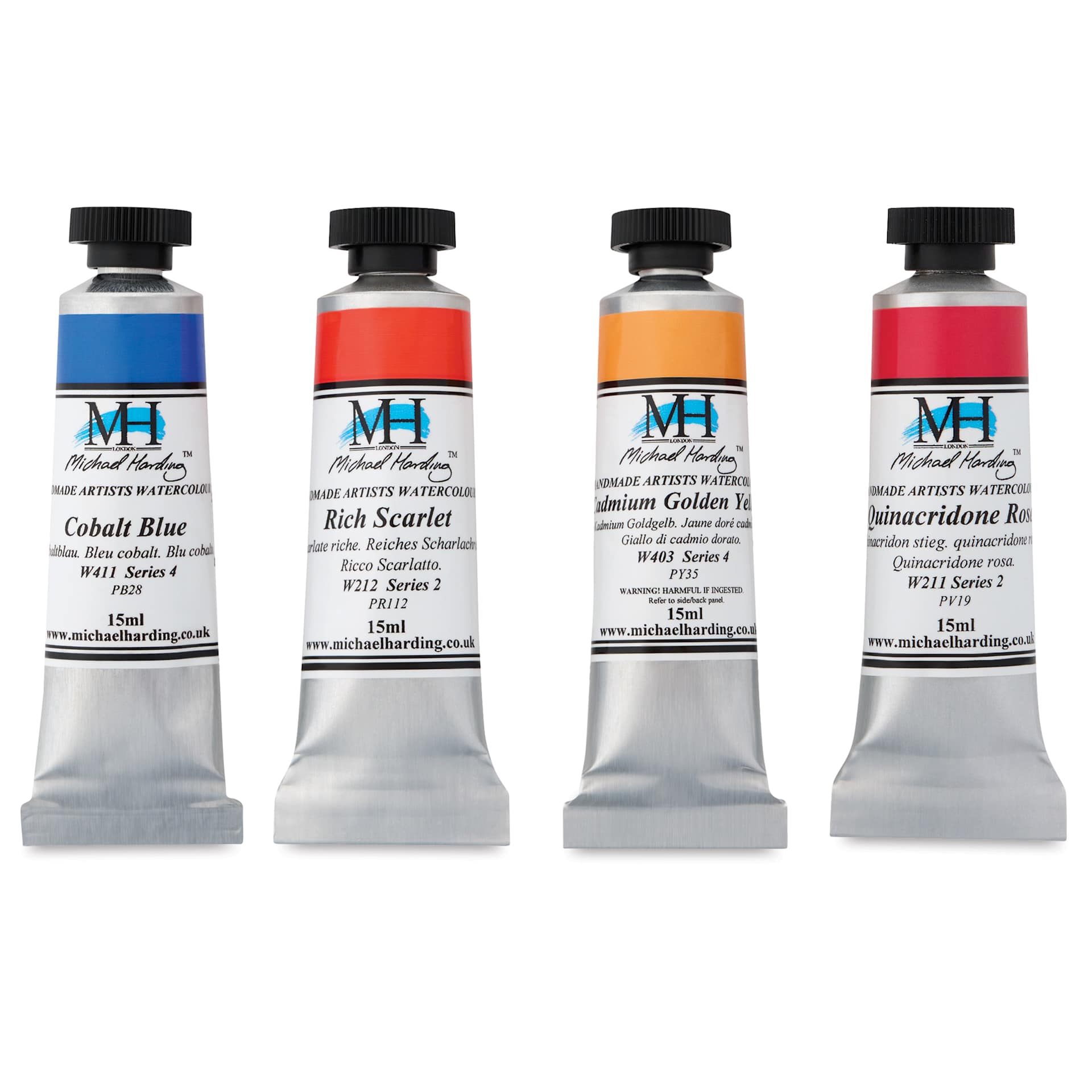 Michael Harding Artists Watercolors - Set of 4, Promise Land, 15 ml