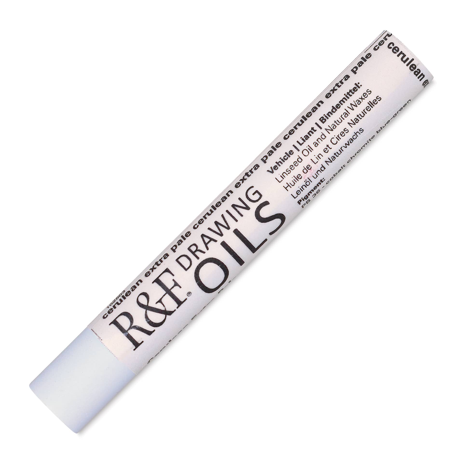 R&F Drawing Oil Stick - Cerulean Extra Pale, 12 ml