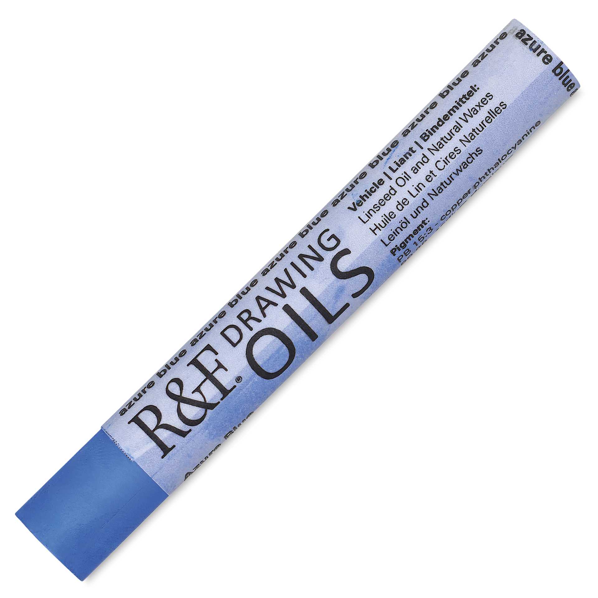 R&F Drawing Oil Stick - Azure Blue, 12 ml
