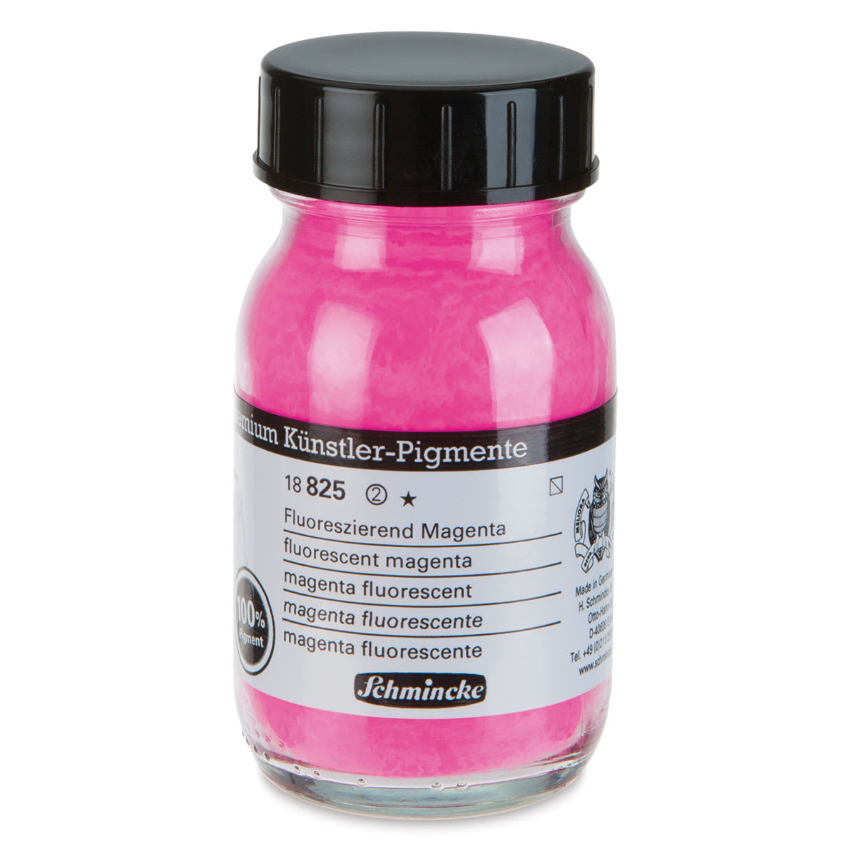 Schmincke Pigment - Fluorescent Magenta, 100 ml Jar