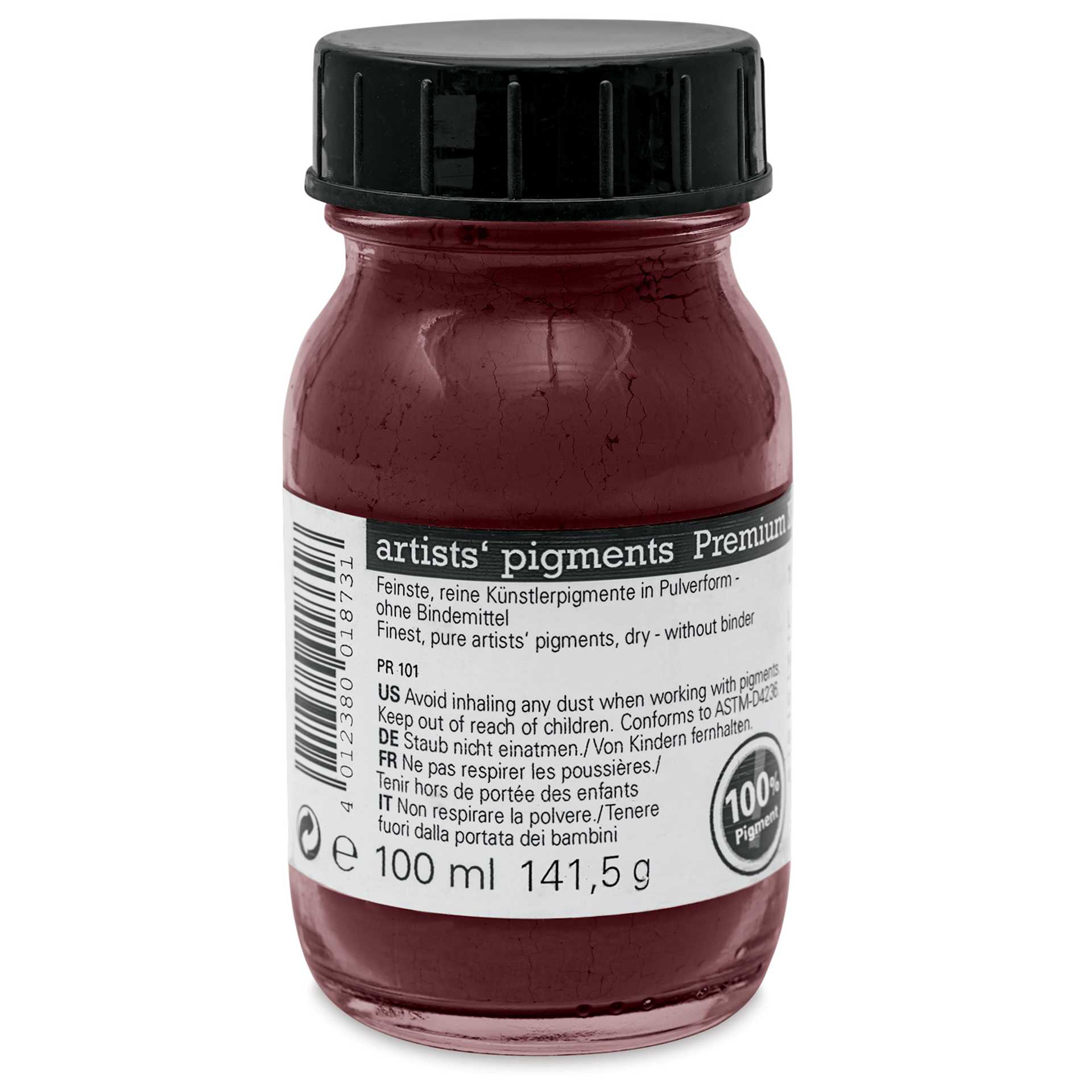 Schmincke Pigment - Caput Mortuum Deep, 100 ml Jar back