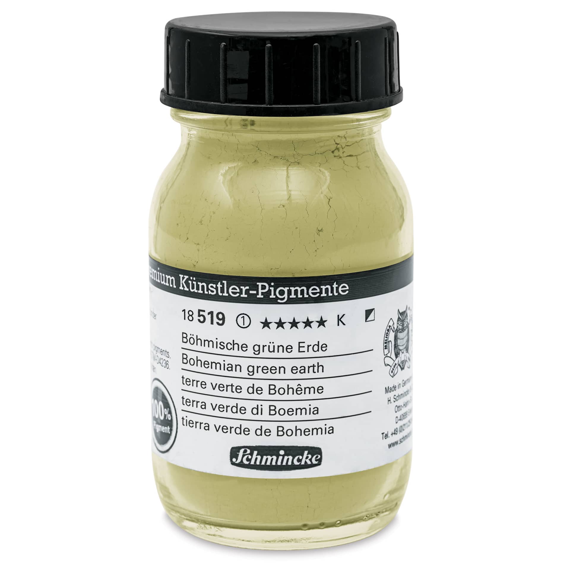 Schmincke Pigment - Bohemian Green Earth, 100 ml Jar
