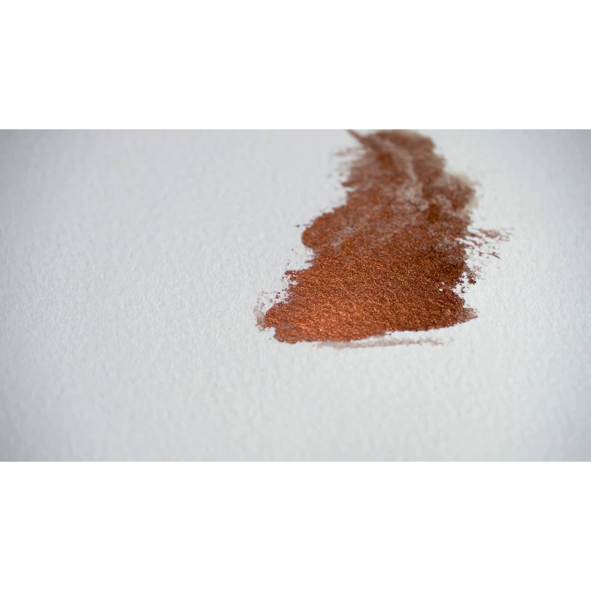Schmincke Aqua Bronze Powders - Copper swatch Schmincke Aqua Bronze Powders - Copper swatch