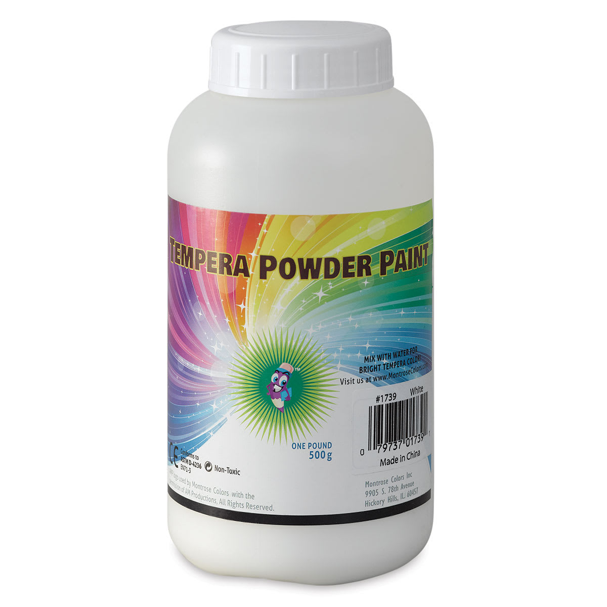 Three Little Twigs Tempera Powder Paint - White, 1 lb, Jar