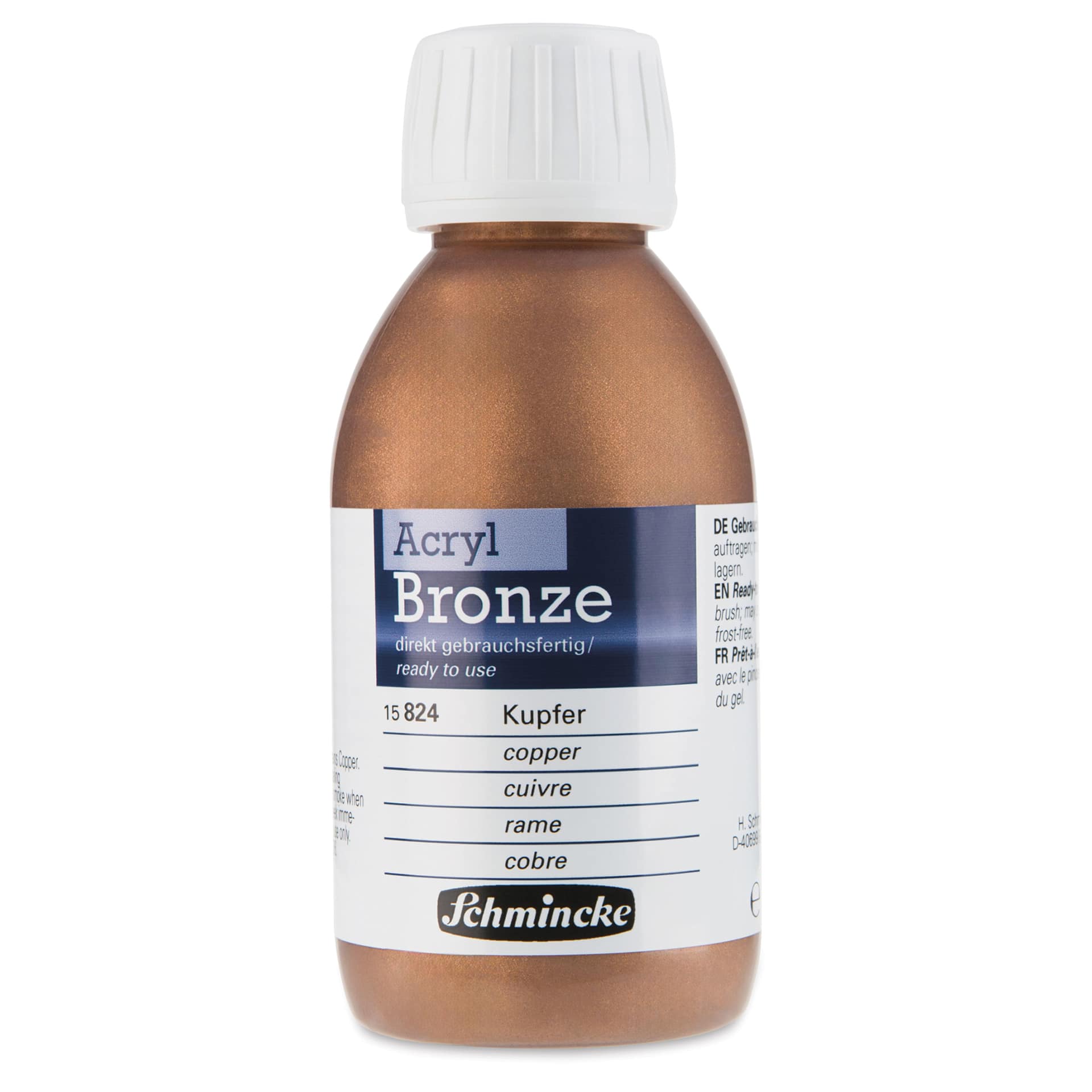 Schmincke Acrylic Bronze Paint - Copper, 150 ml Schmincke Acrylic Bronze Paint - Copper, 150 ml
