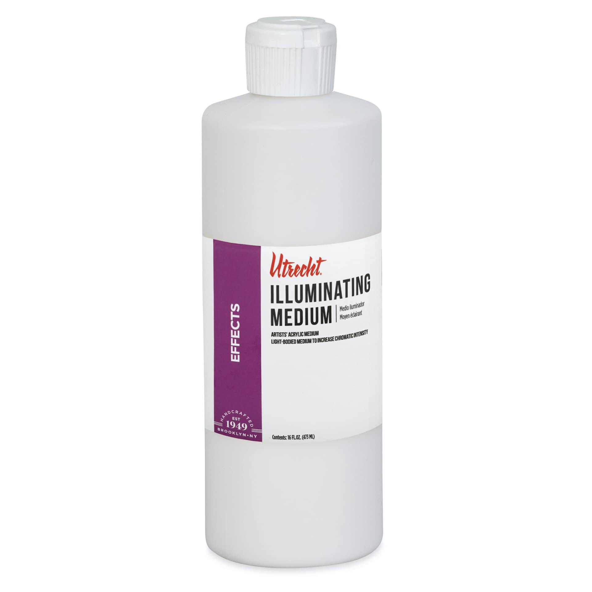 New look! Same formula - Utrecht Artists' Acrylic Illuminating Medium, 16 oz New look! Same formula - Utrecht Artists' Acrylic Illuminating Medium, 16 oz