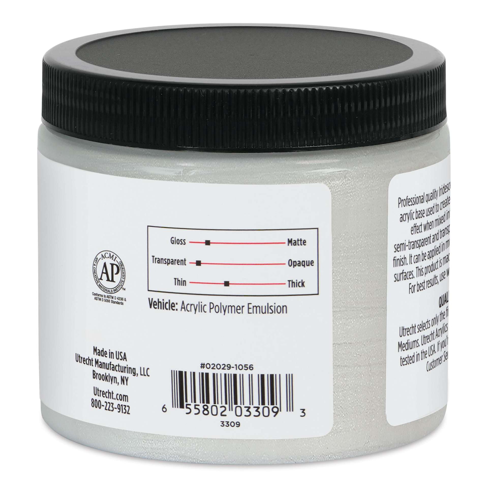 Utrecht Artists' Acrylic Iridescent Tint Medium - 16 oz right side