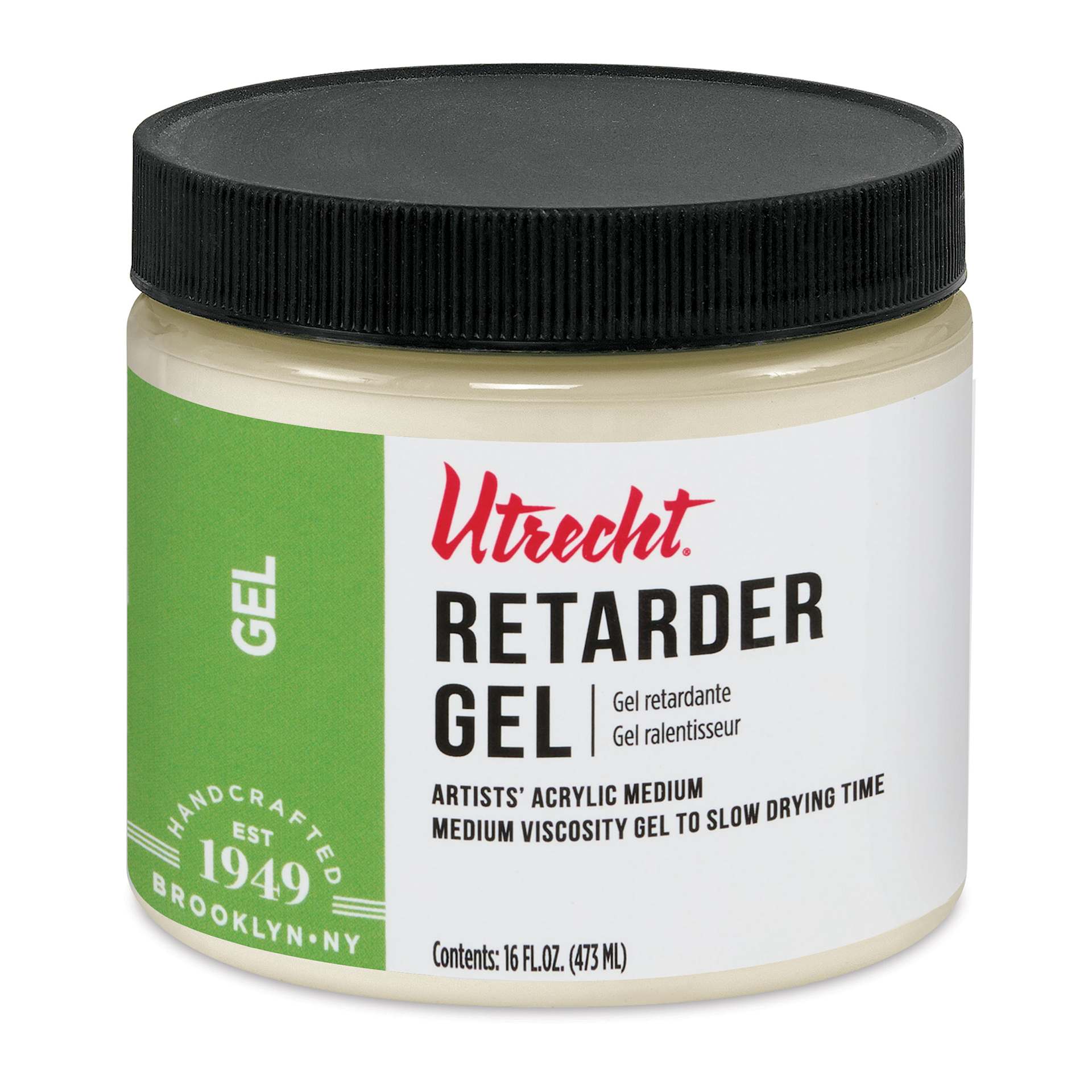 New look! Same formula - Utrecht Artists' Acrylic Retarder Gel Medium - 16 oz New look! Same formula - Utrecht Artists' Acrylic Retarder Gel Medium - 16 oz
