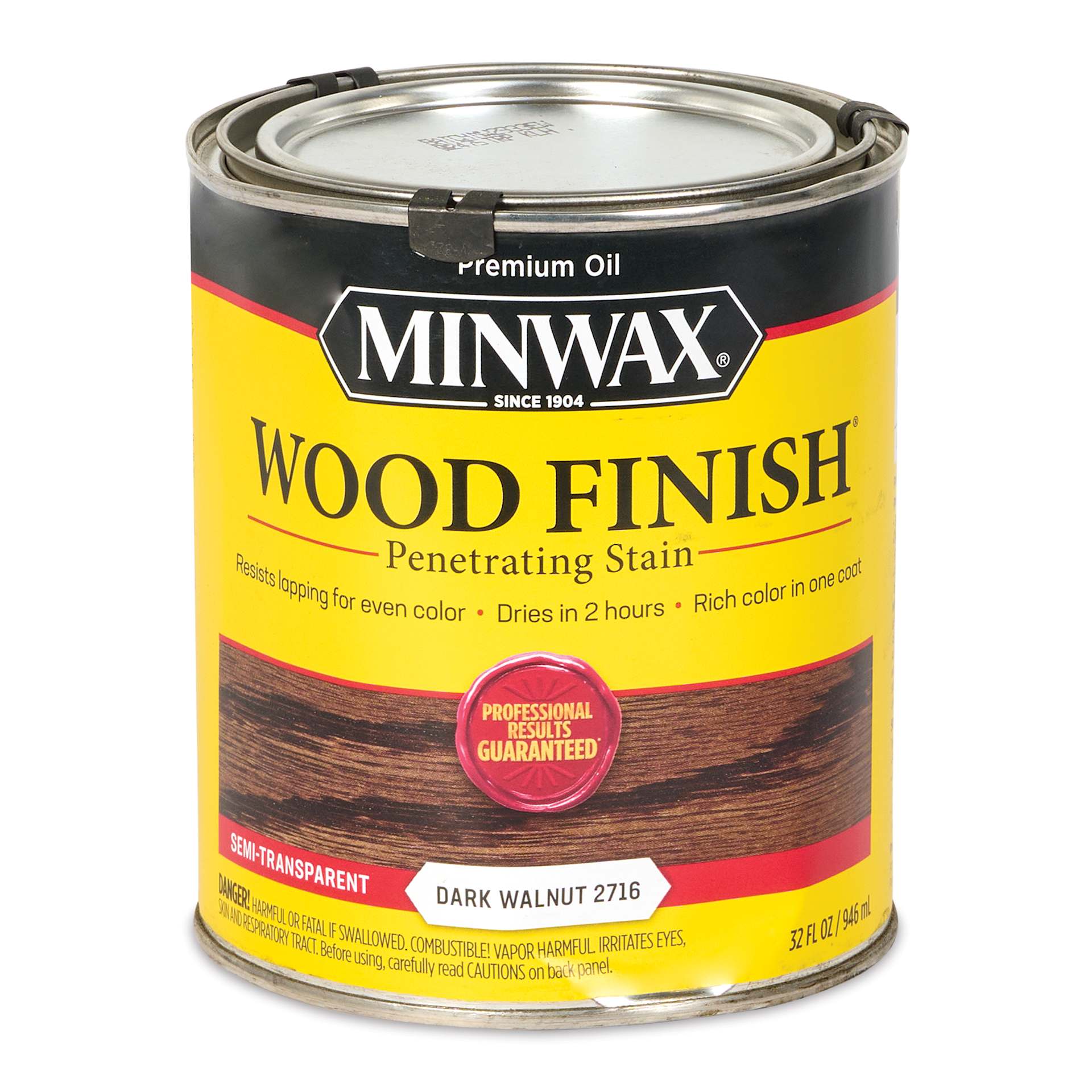 Minwax Wood Finish Oil-Based Penetrating Stain - Dark Walnut, 32 oz