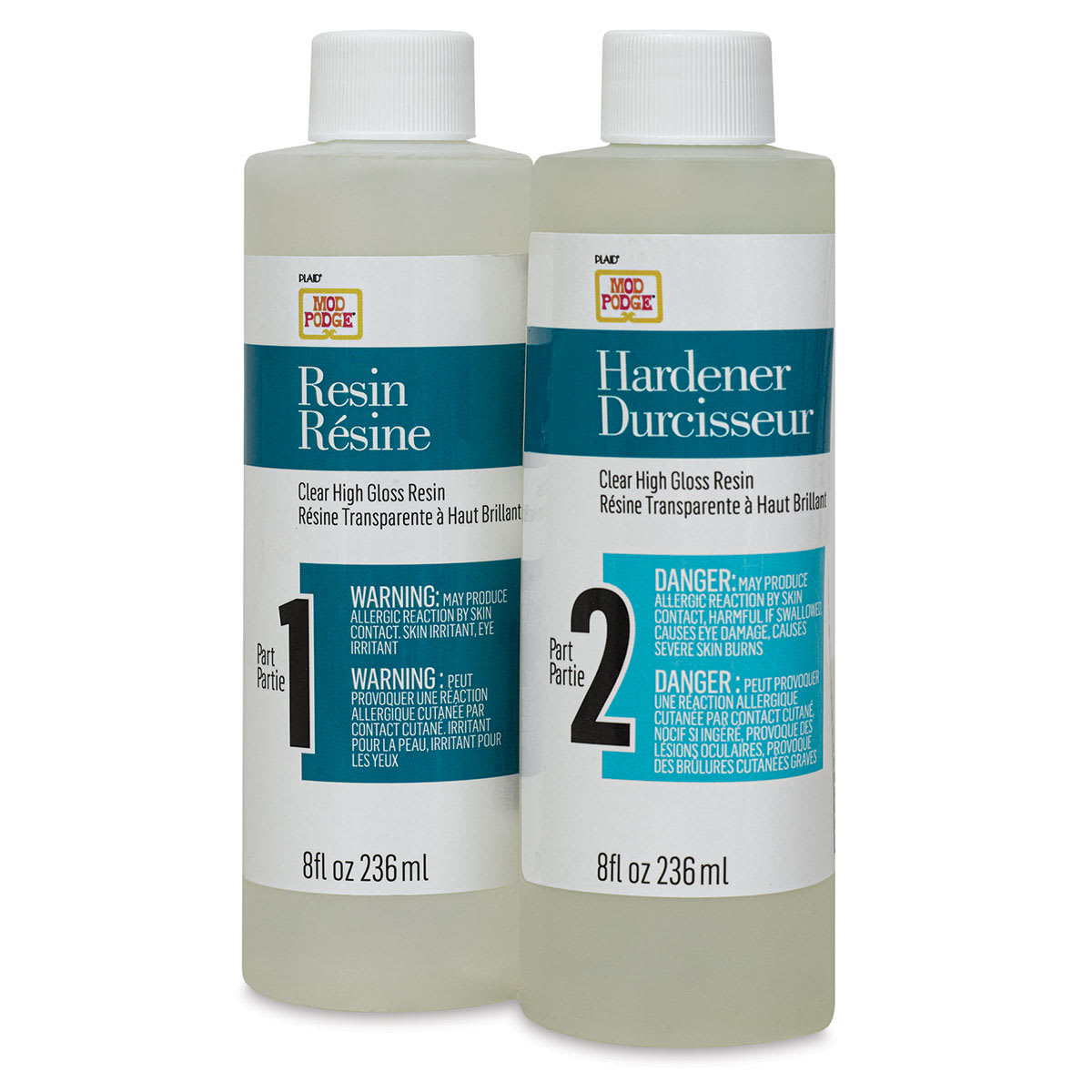 Mod Podge 2-Part Resin Kit - 16 oz (Resin and Hardener, Out of packaging) Mod Podge 2-Part Resin Kit - 16 oz (Resin and Hardener, Out of packaging)