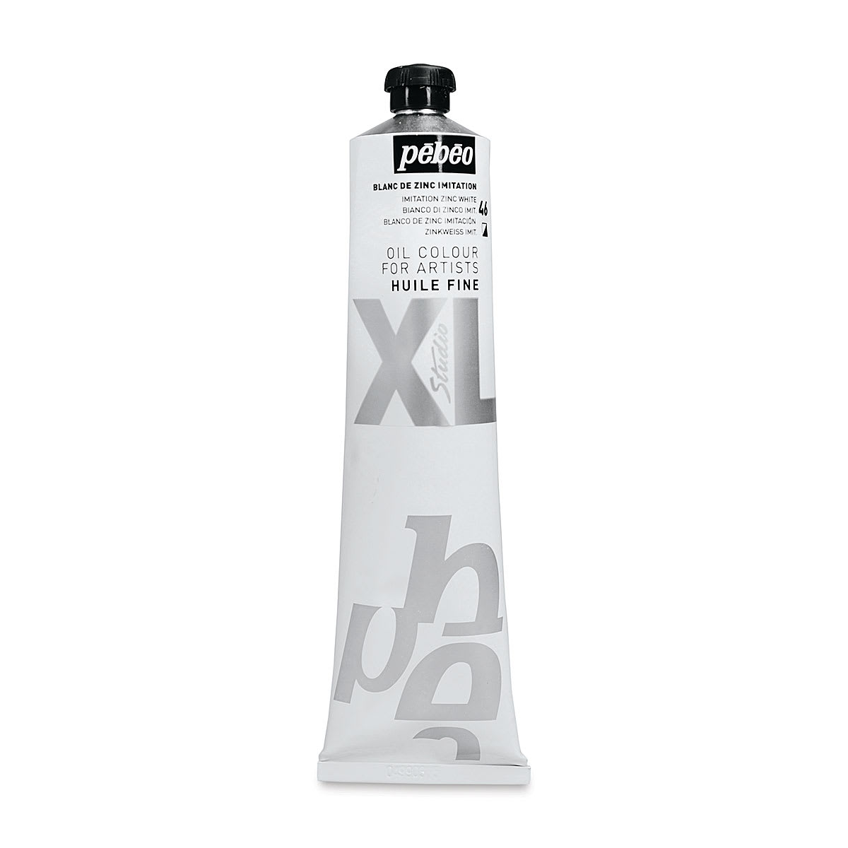 Pebeo XL Studio Oil Color - Zinc White Imitation, 200 ml tube