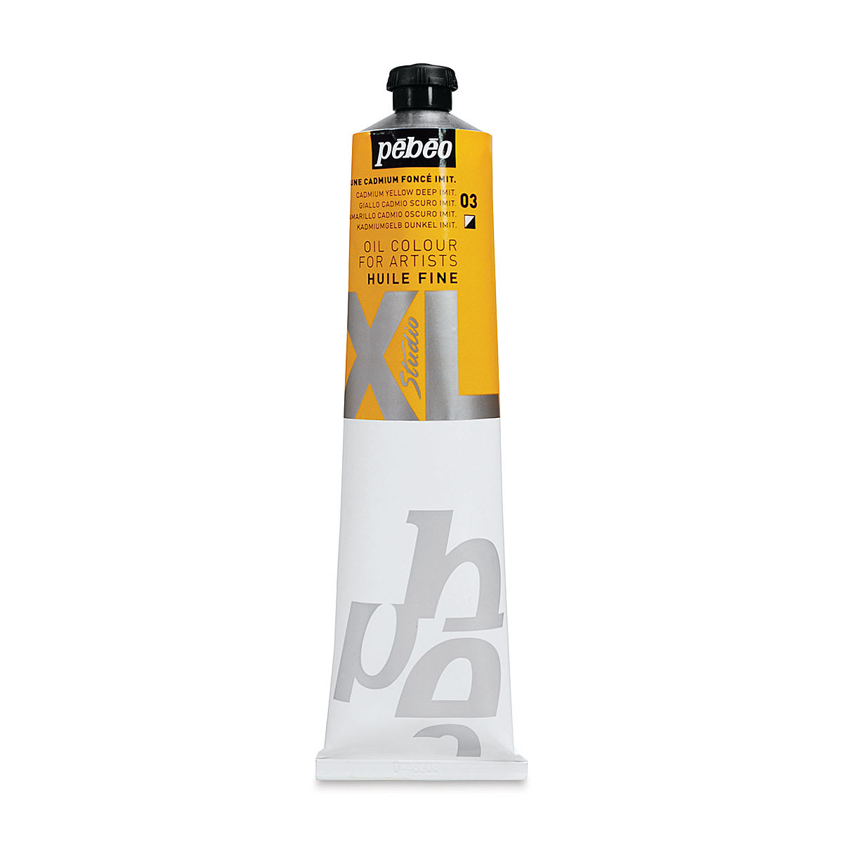 Pebeo XL Studio Oil Color - Cadmium Yellow Deep Imitation, 200 ml Tube