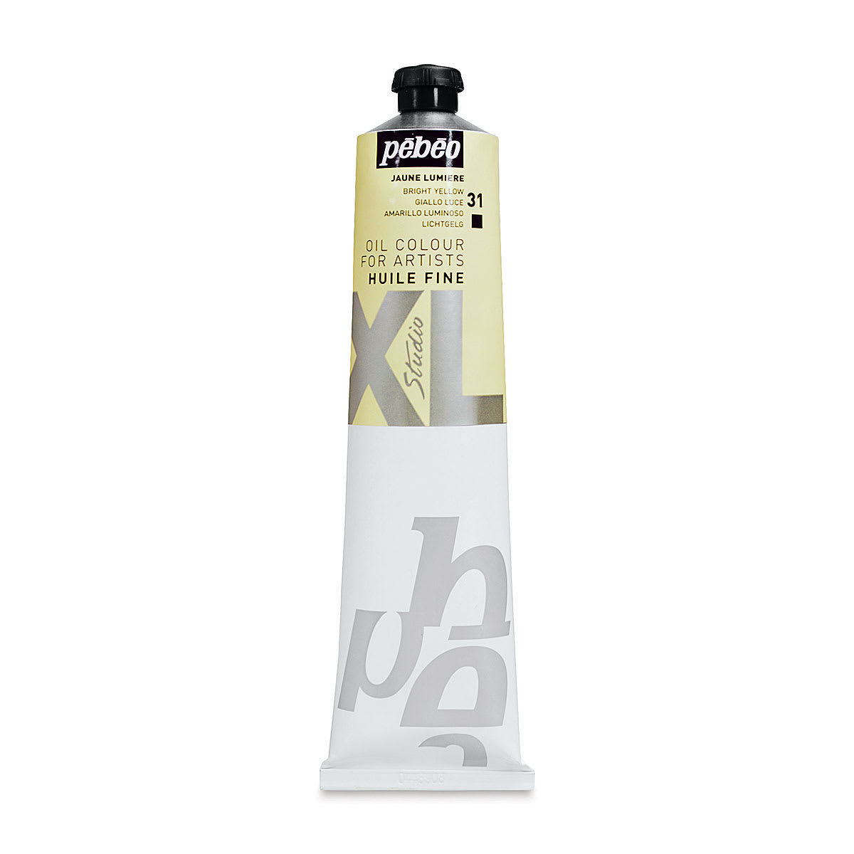 Pebeo XL Studio Oil Color - Bright Yellow, 200 ml tube