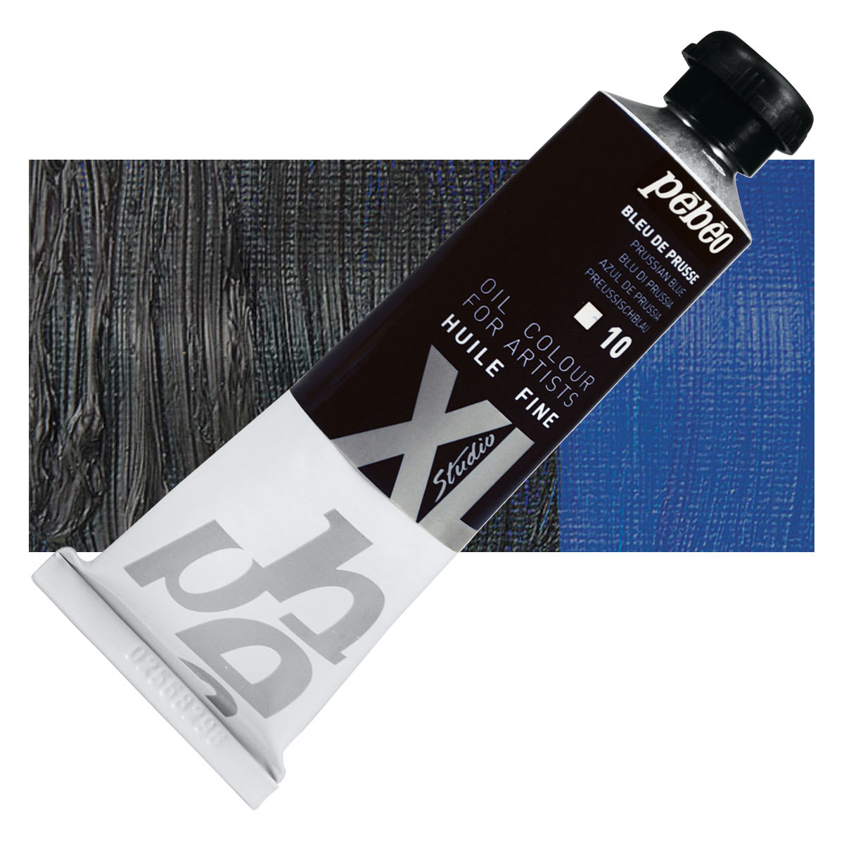 Pebeo XL Studio Oil Paint - Prussian Blue, 37 ml tube and swatch