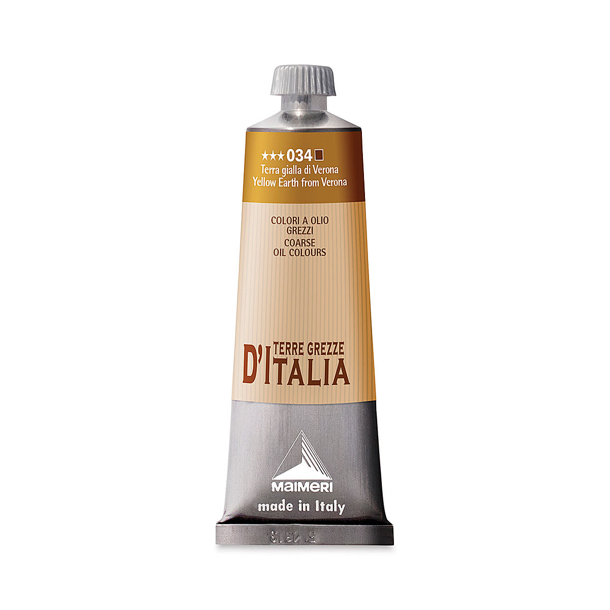 Maimeri Italian Natural Earth Oil Color - Yellow Earth from Verona, 60 ml tube