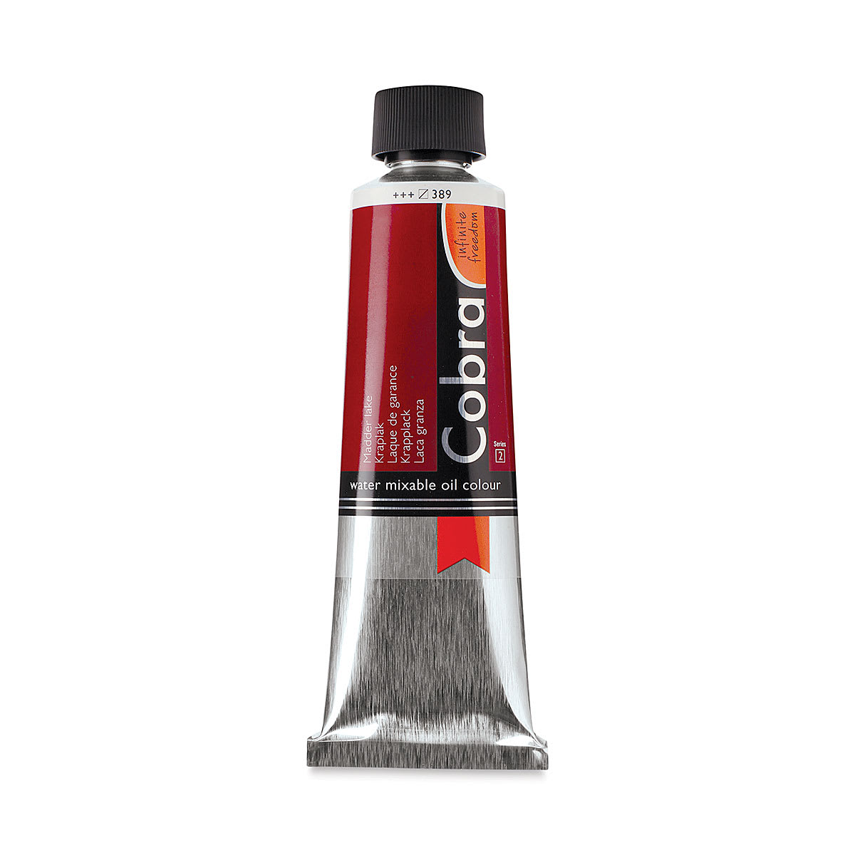 Cobra Artist Water Mixable Oil Paint - Madder Lake, 150 ml tube