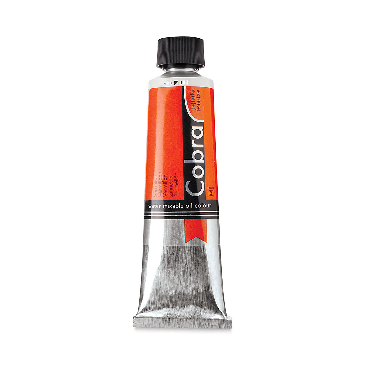 Cobra Artist Water Mixable Oil Paint - Vermilion, 150 ml tube