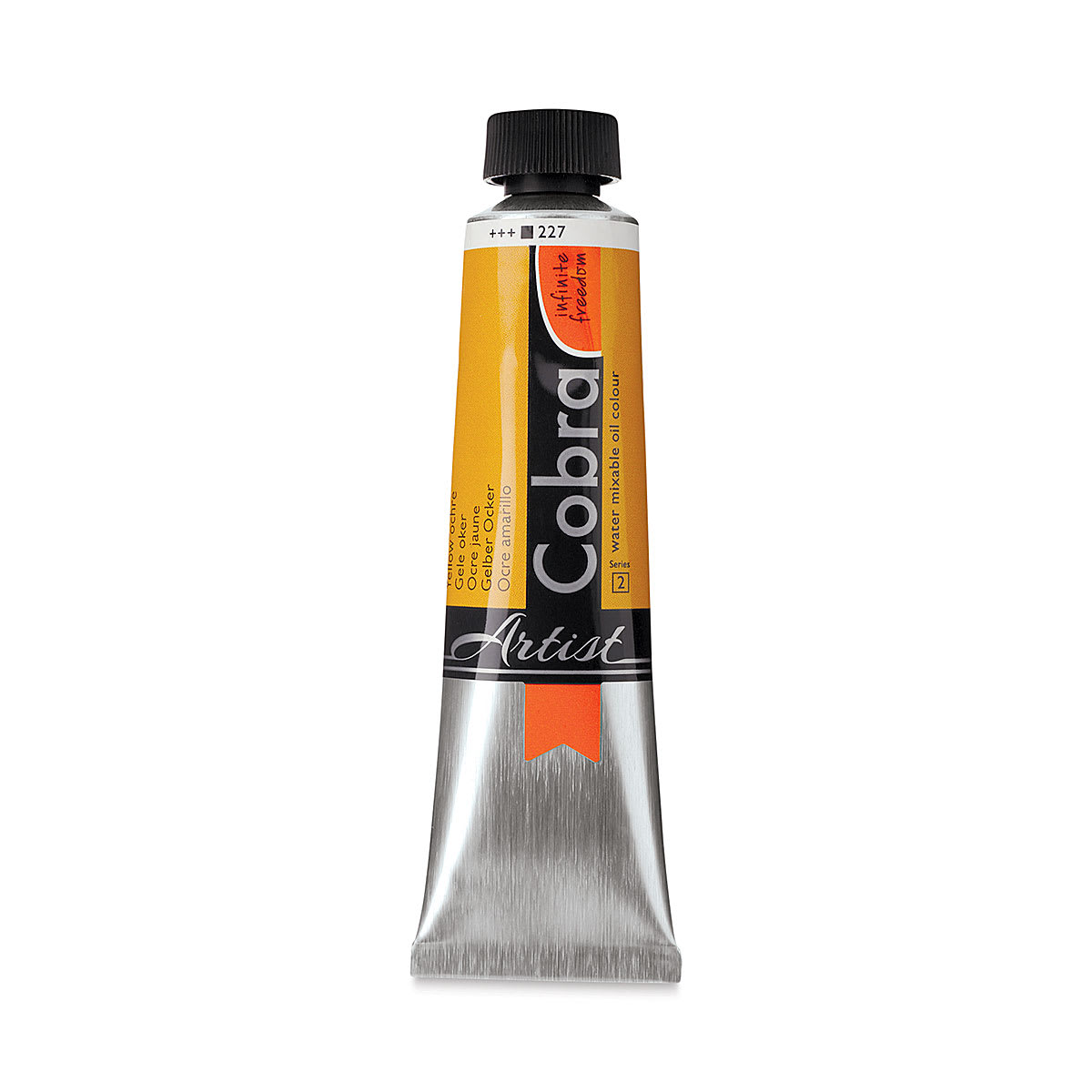 Cobra Artist Water Mixable Oil Paint - Yellow Ochre, 40 ml tube