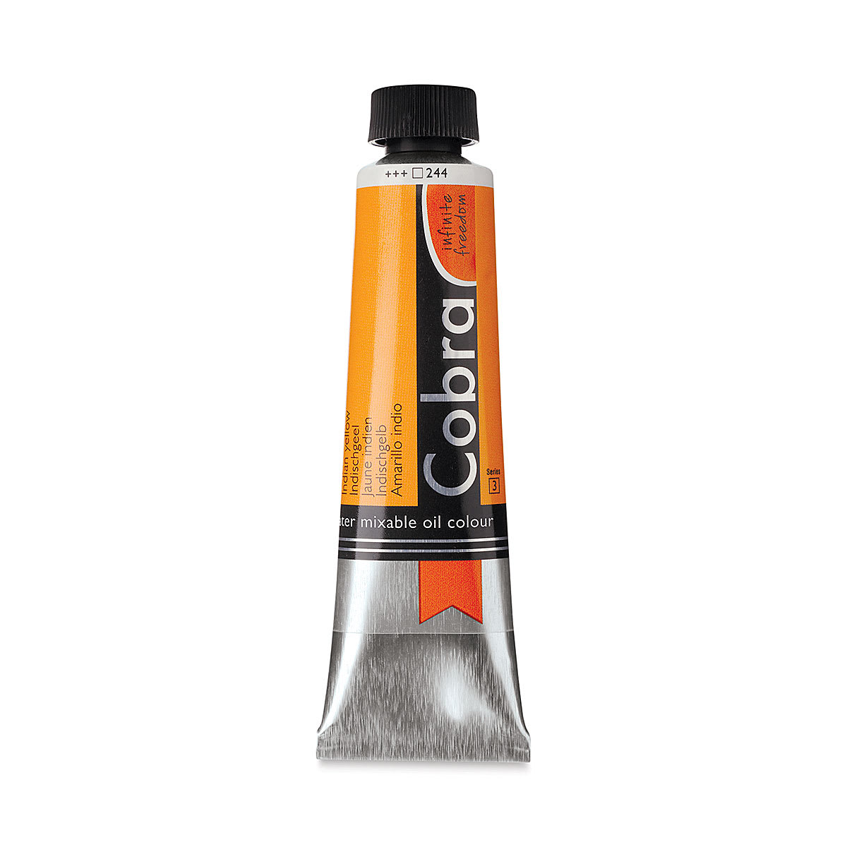 Cobra Artist Water Mixable Oil Paint - Indian Yellow, 40 ml tube