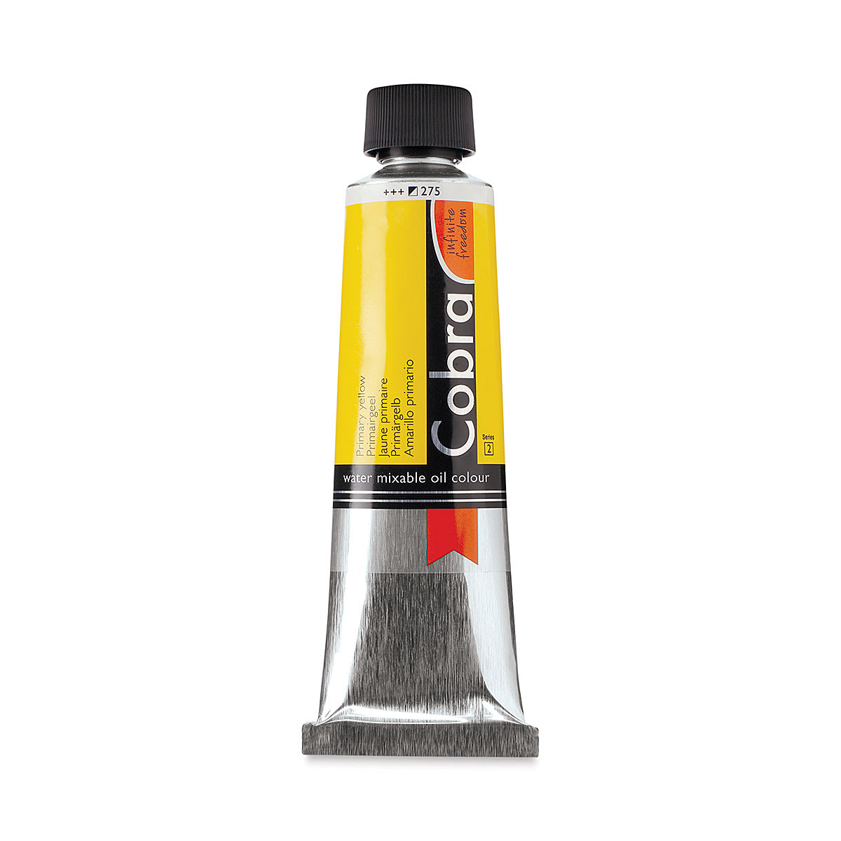 Cobra Artist Water Mixable Oil Paint - Primary Yellow, 150 ml tube