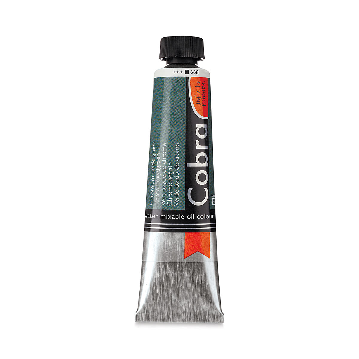 Cobra Artist Water Mixable Oil Paint - Chromium Oxide Green, 40 ml tube