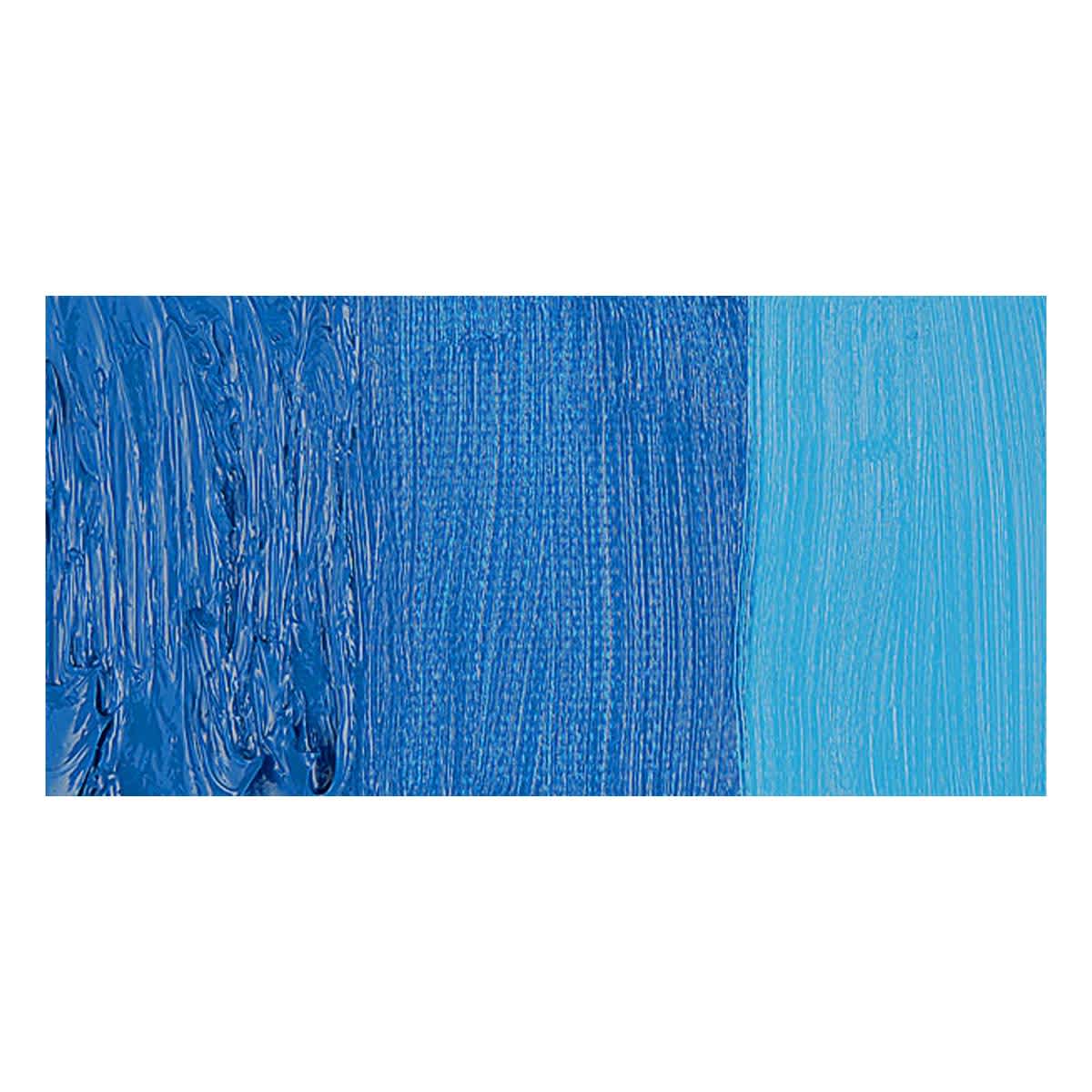 Royal Talens Cobra Water Mixable Oil Paint - Cerulean Blue Phthalo swatch