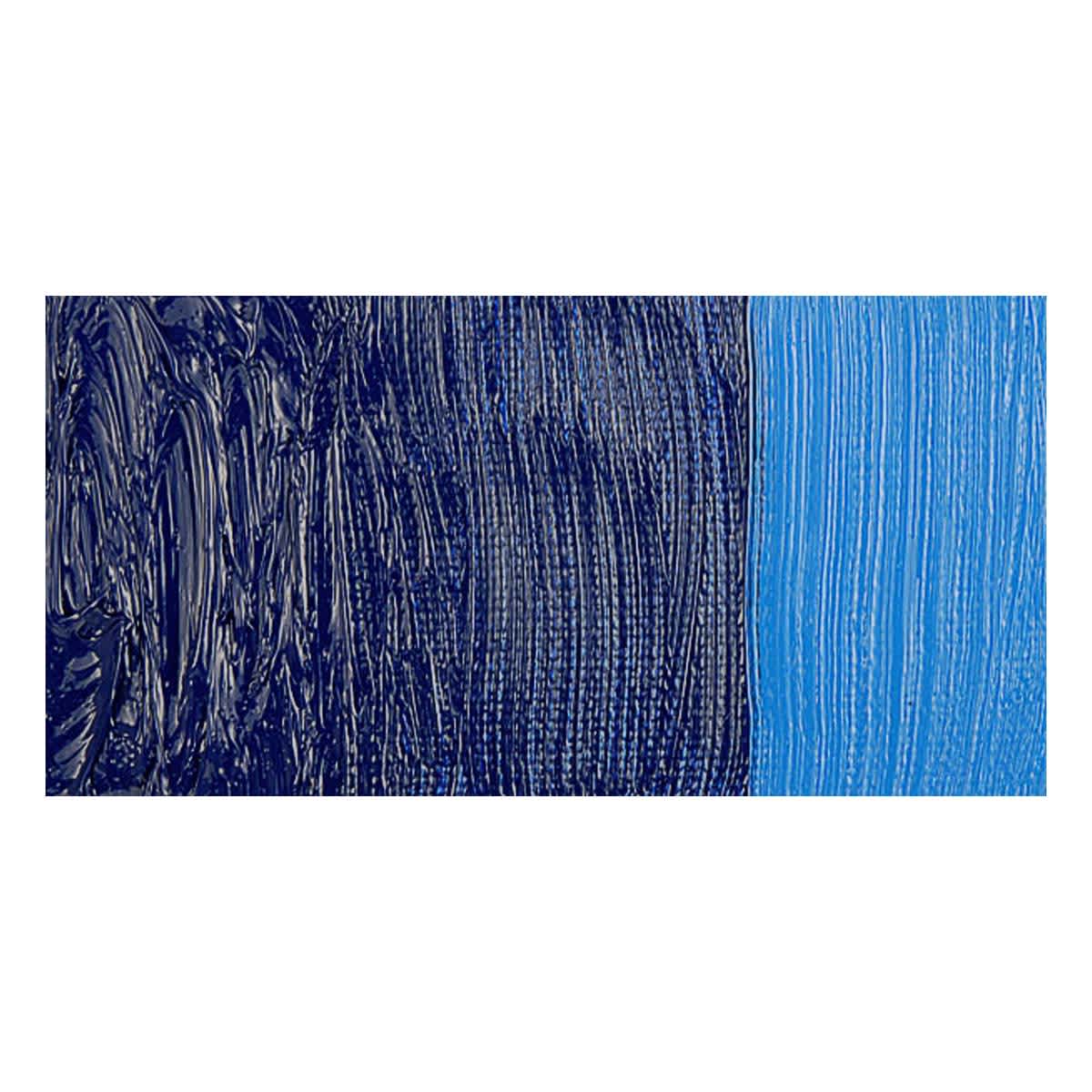 Royal Talens Cobra Water Mixable Oil Paint - Phthalo Blue swatch