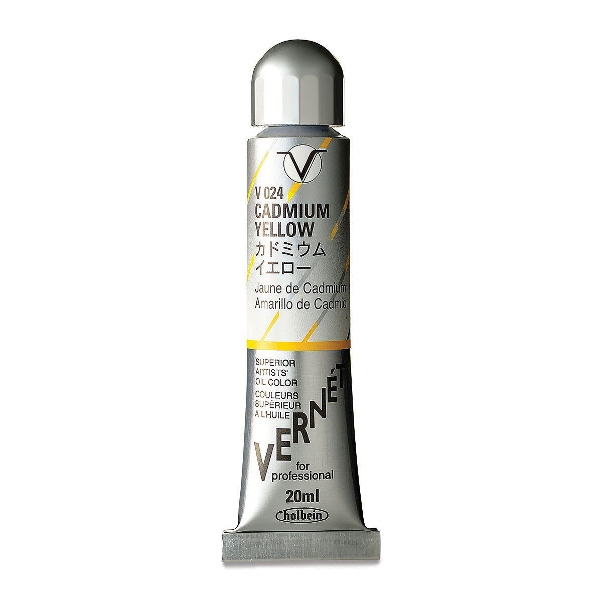 Holbein Vernét Superior Artists' Oil Color - Cadmium Yellow, 20 ml tube