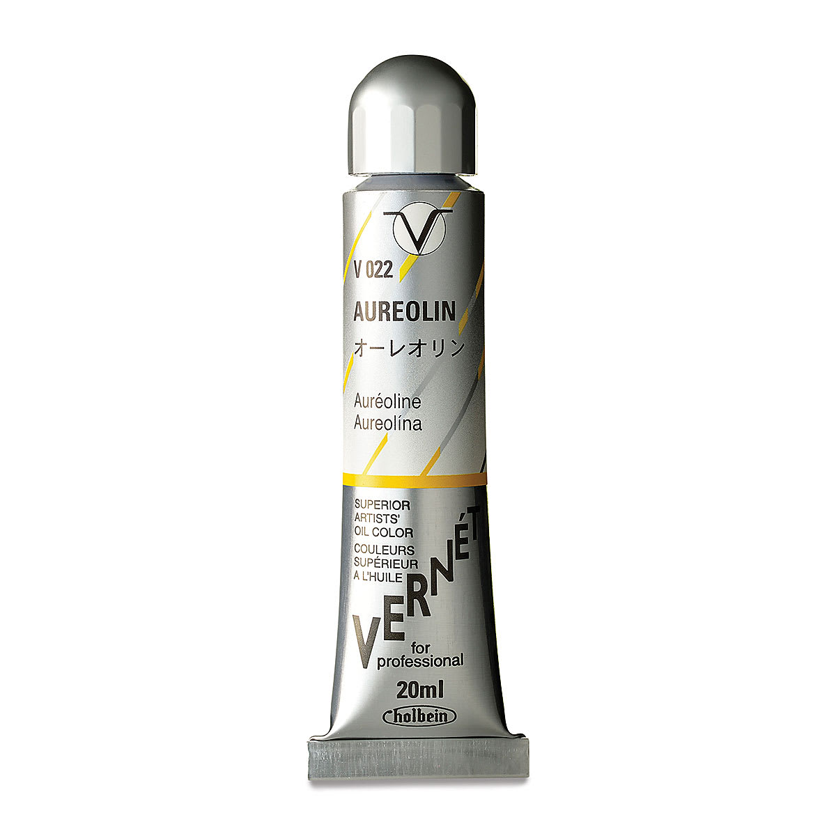 Holbein Vernét Superior Artists' Oil Color - Aureolin, 20 ml tube