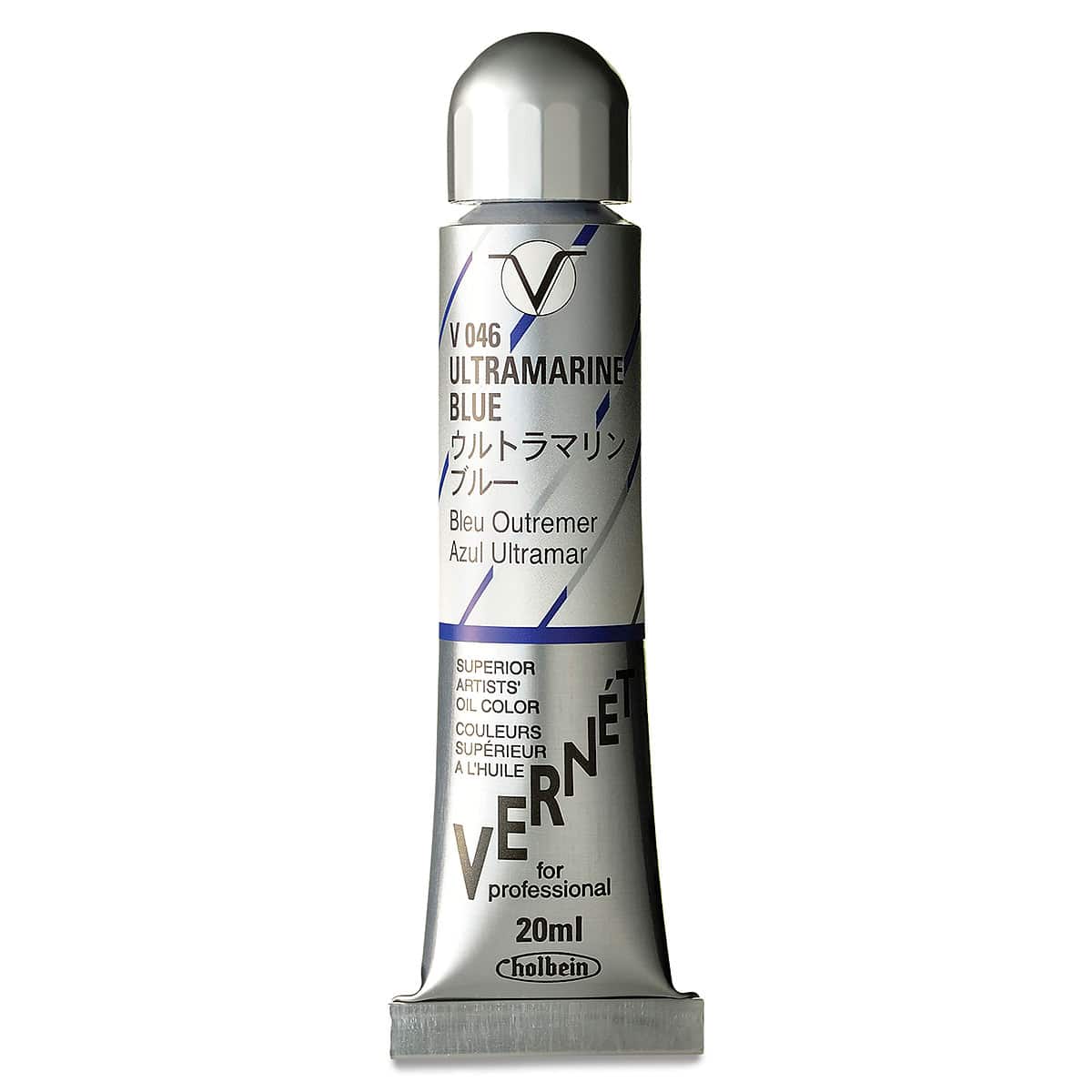 Holbein Vernét Superior Artists' Oil Color - Ultramarine Blue, 20 ml tube