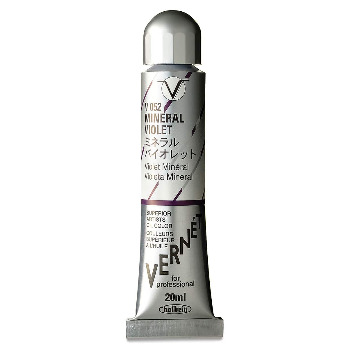 Holbein Vernét Superior Artists' Oil Color - Mineral Violet, 20 ml tube