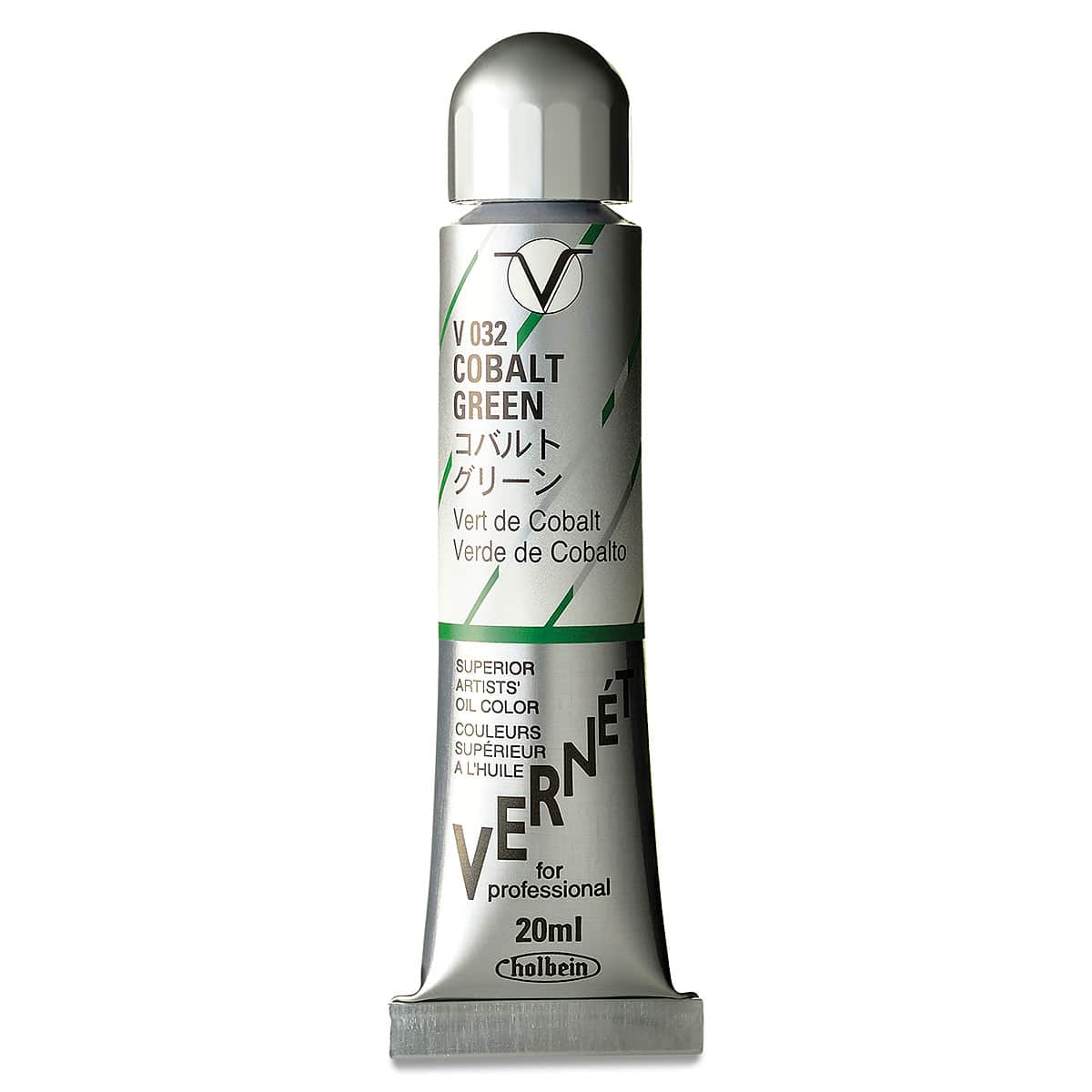 Holbein Vernét Superior Artists' Oil Color - Cobalt Green, 20 ml tube