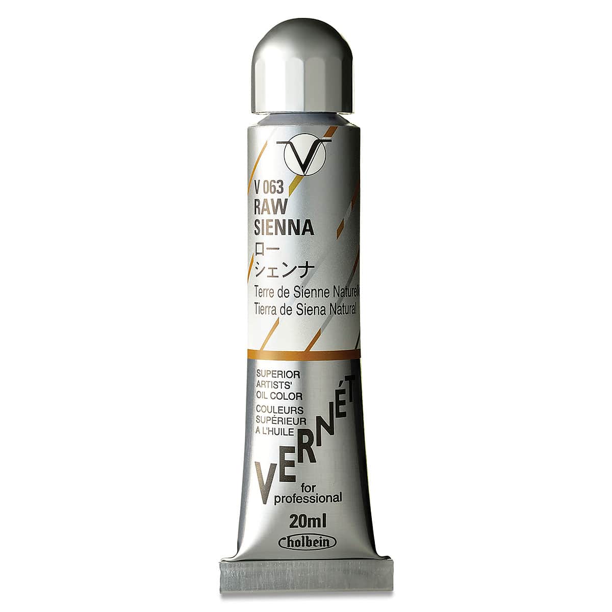 Holbein Vernét Superior Artists' Oil Color - Raw Sienna, 20 ml tube