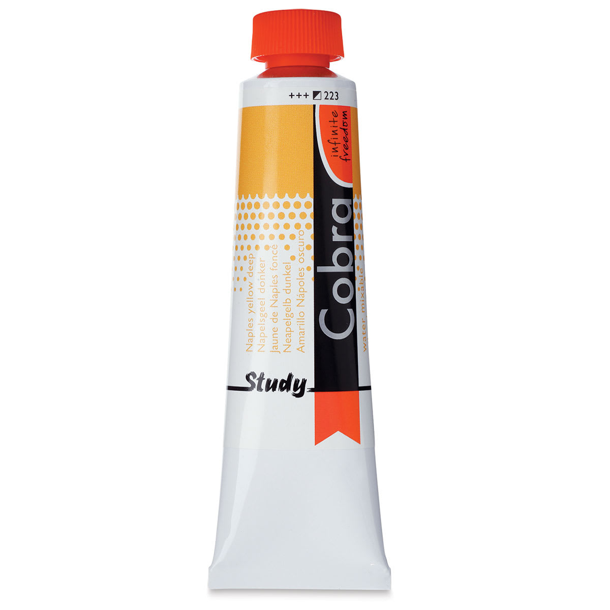 Royal Talens Cobra Study Water Mixable Oil Colors - Naples Yellow Deep, 40 ml tube