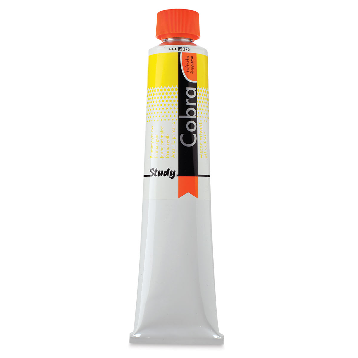 Royal Talens Cobra Study Water Mixable Oil Colors - Primary Yellow, 200 ml tube