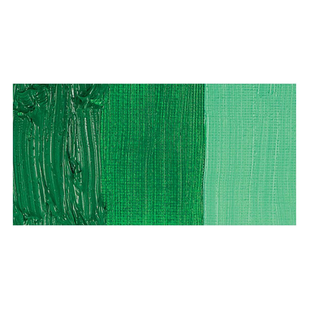 Royal Talens Cobra Study Water Mixable Oil Paint - Permanent Green Deep swatch