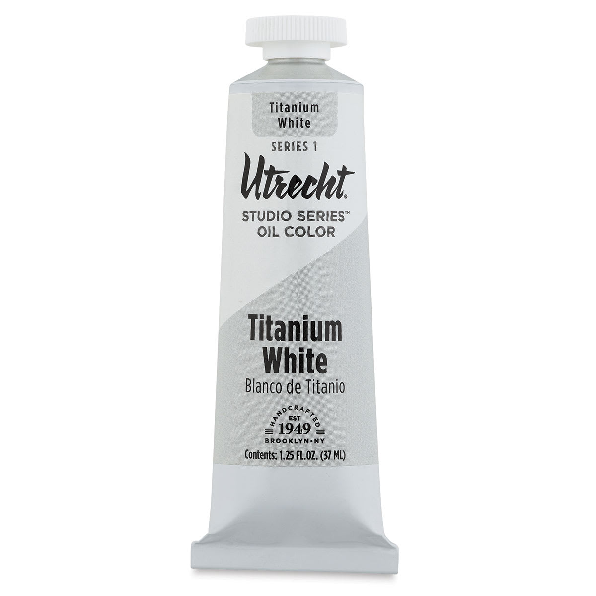 Utrecht Studio Series Oil Paint - Titanium White, 37 ml, Tube (Front) Utrecht Studio Series Oil Paint - Titanium White, 37 ml, Tube (Front)