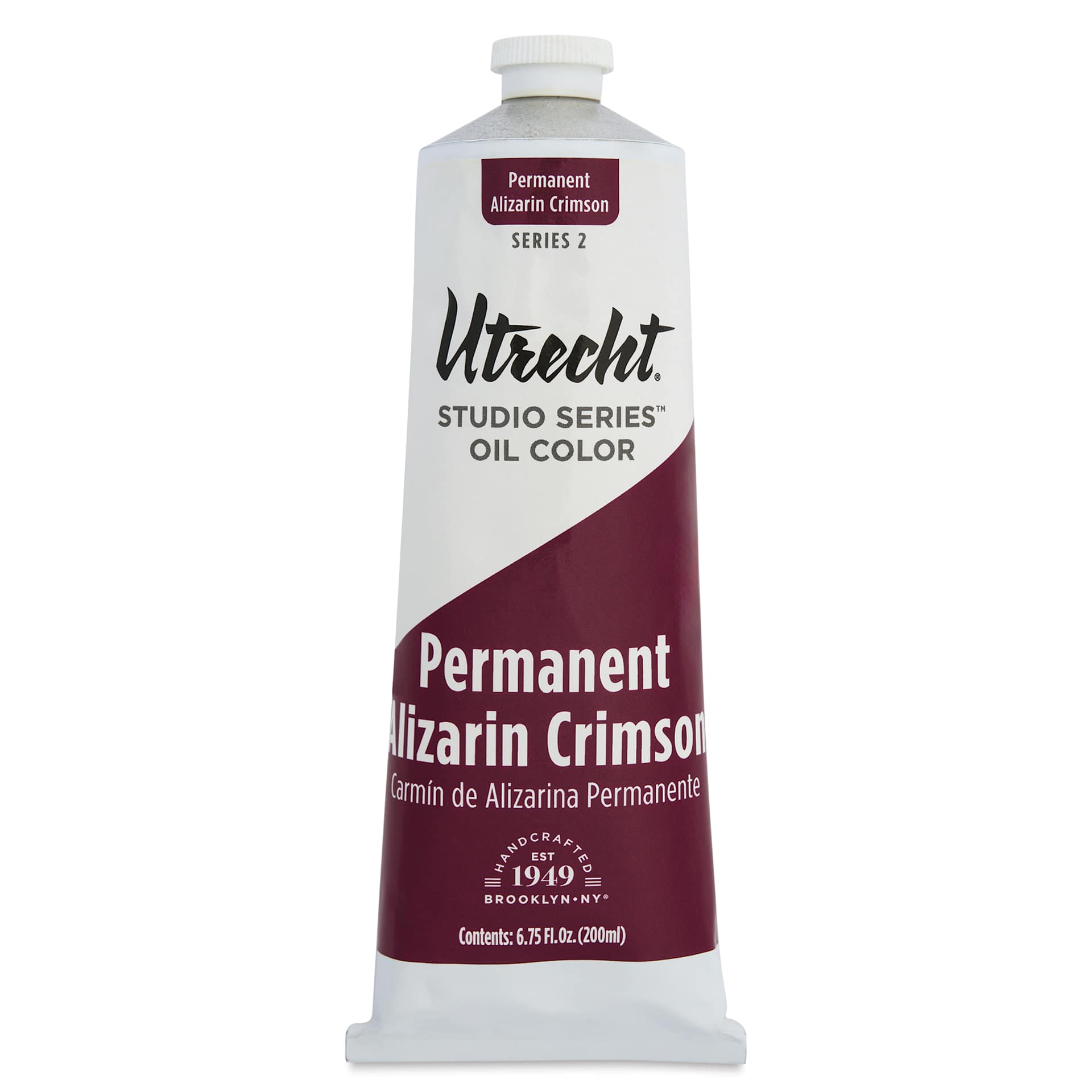 Utrecht Studio Series Oil Paint - Permanent Alizarin Crimson, 200 ml tube