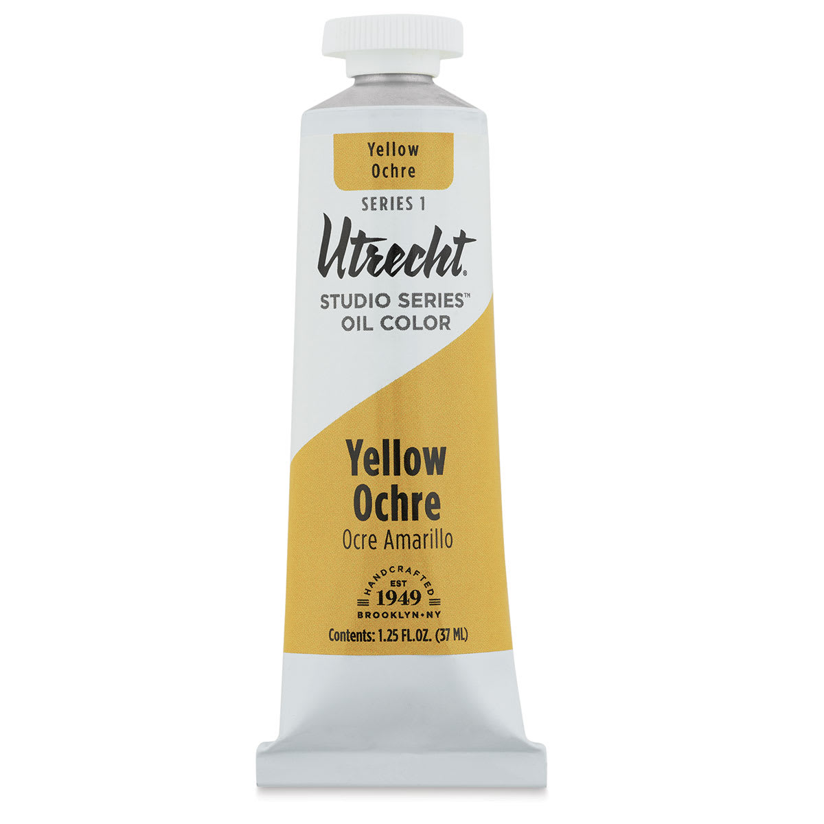 Utrecht Studio Series Oil Paint - Yellow Ochre, 37 ml, Tube (Front)