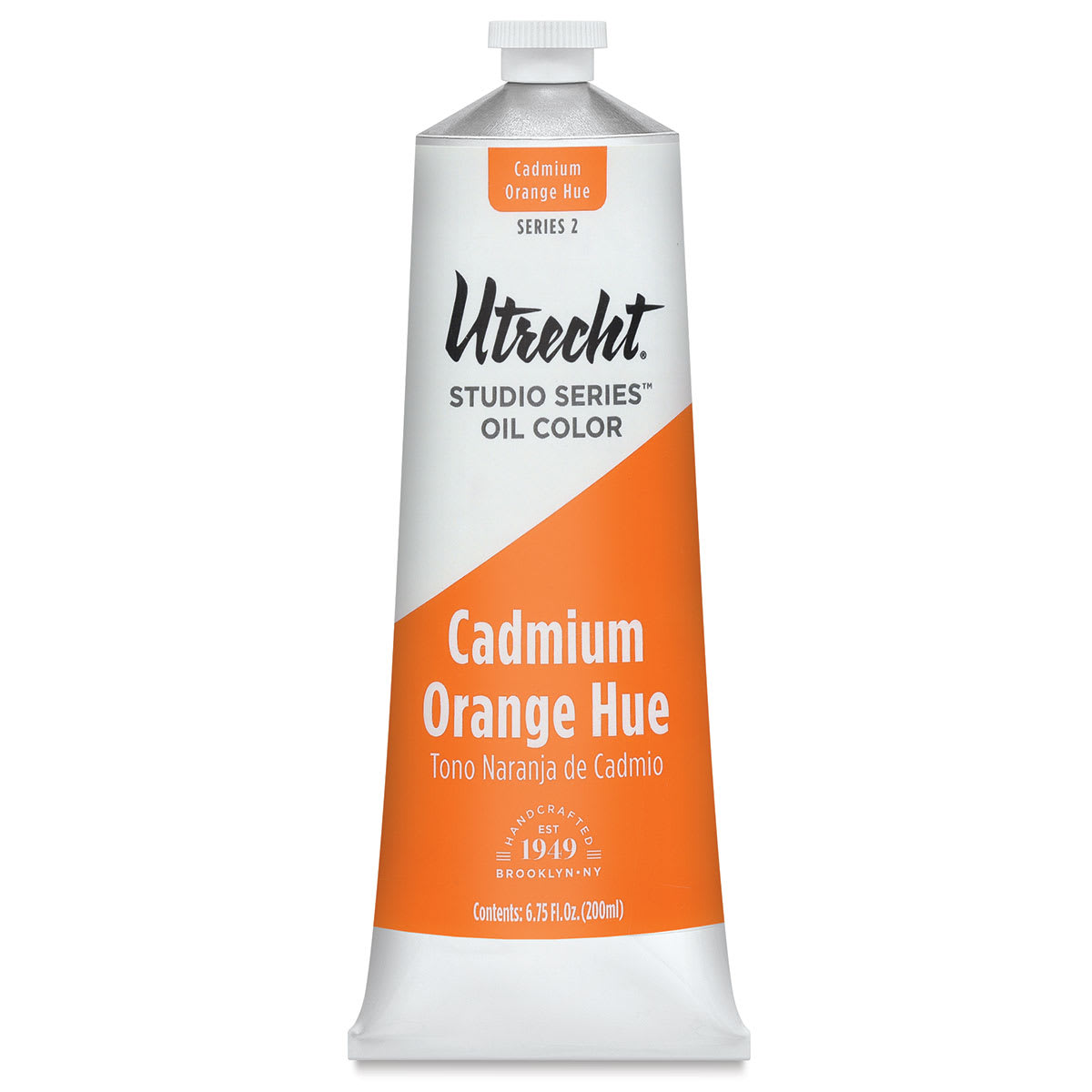 Utrecht Studio Series Oil Paint - Cadmium Orange Hue, 200 ml, Tube