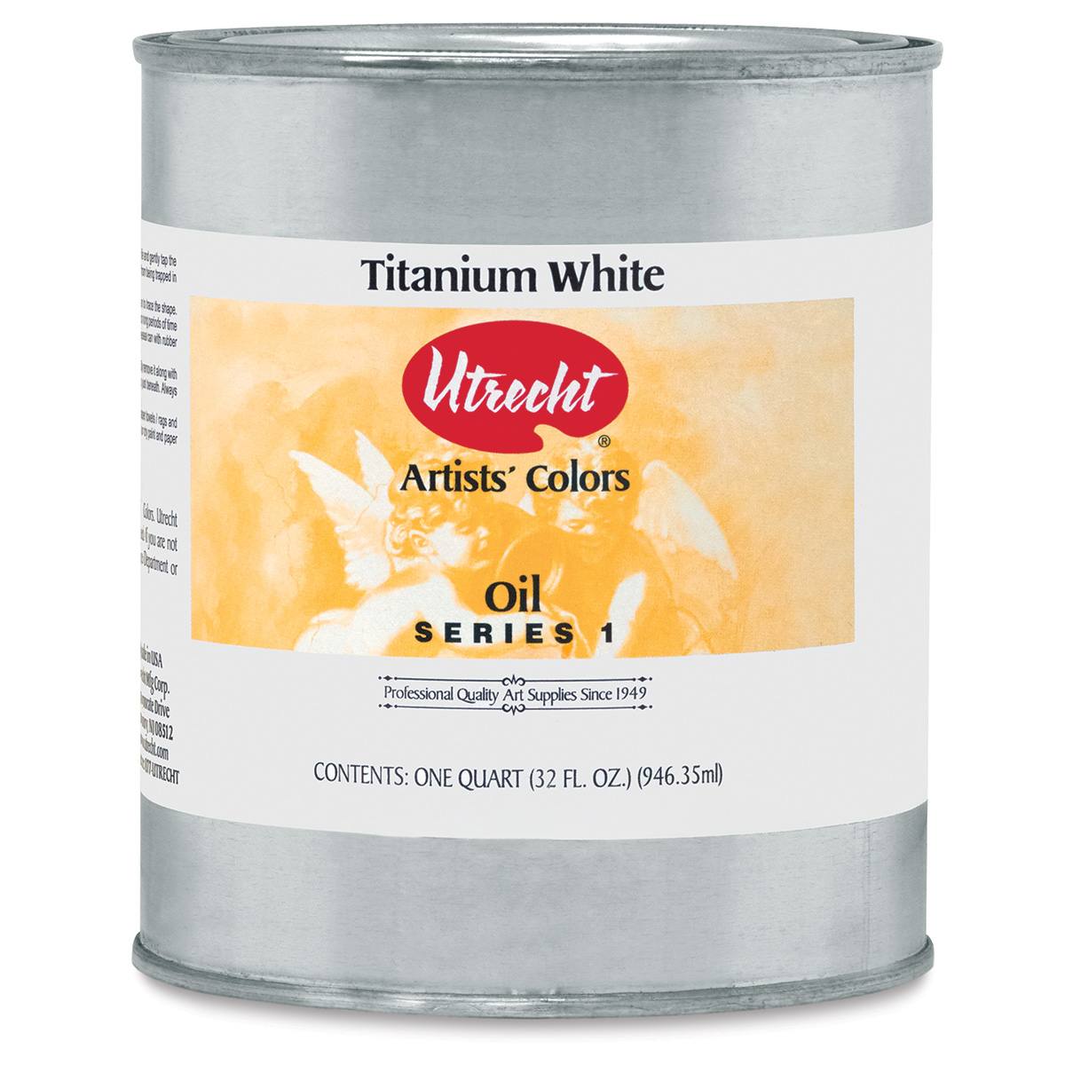 Utrecht Artists' Oil Paint - Titanium White, Quart