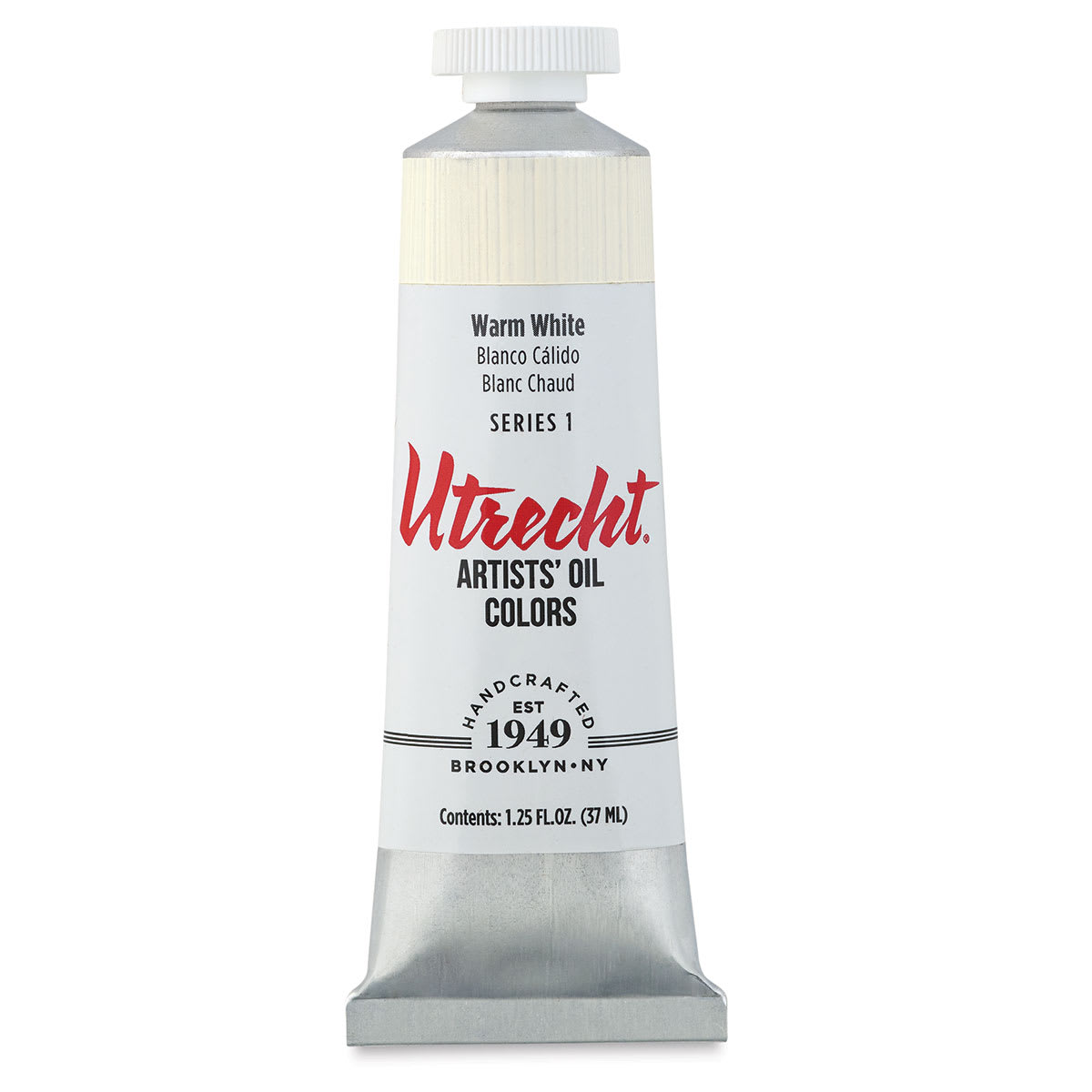 Utrecht Artists' Oil Paint - Warm White, 37 ml, Tube